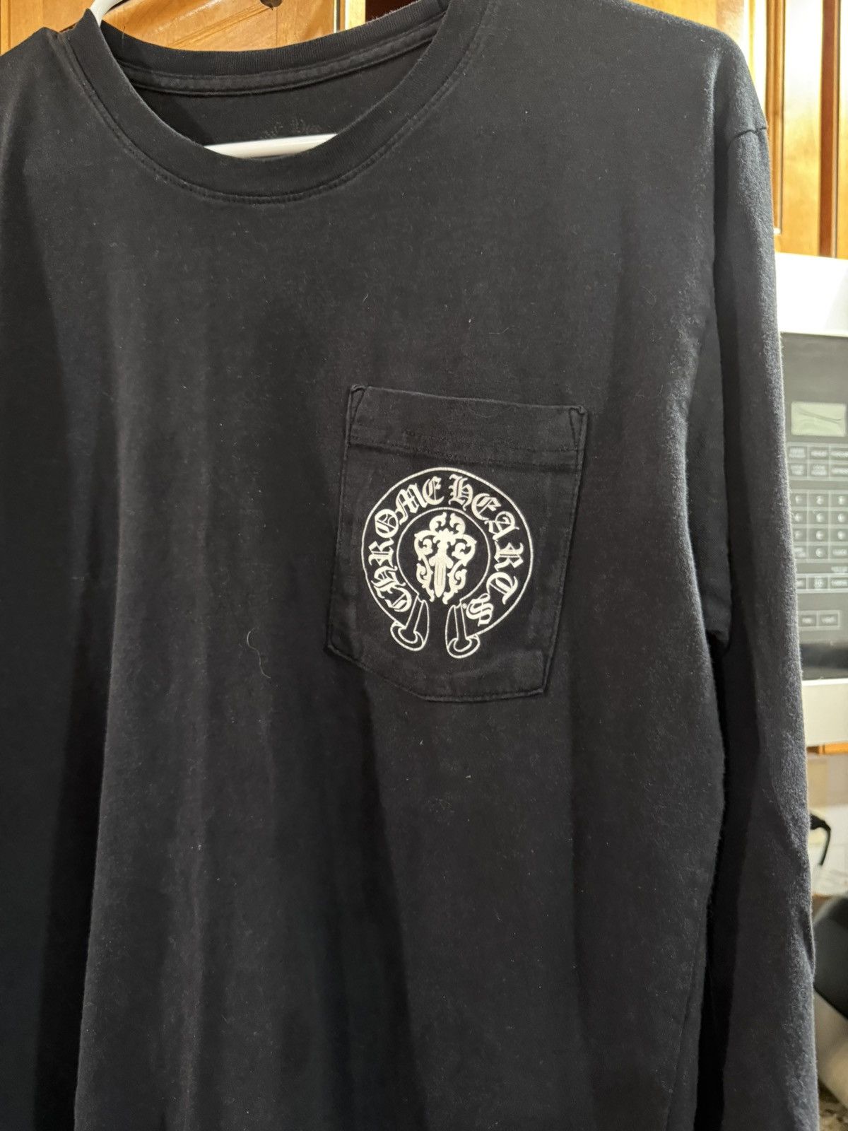 Chrome Hearts Chrome Heart Dagger USA Long Sleeve Size Medium Size US M / EU 48-50 / 2 - 2 Thumbnail