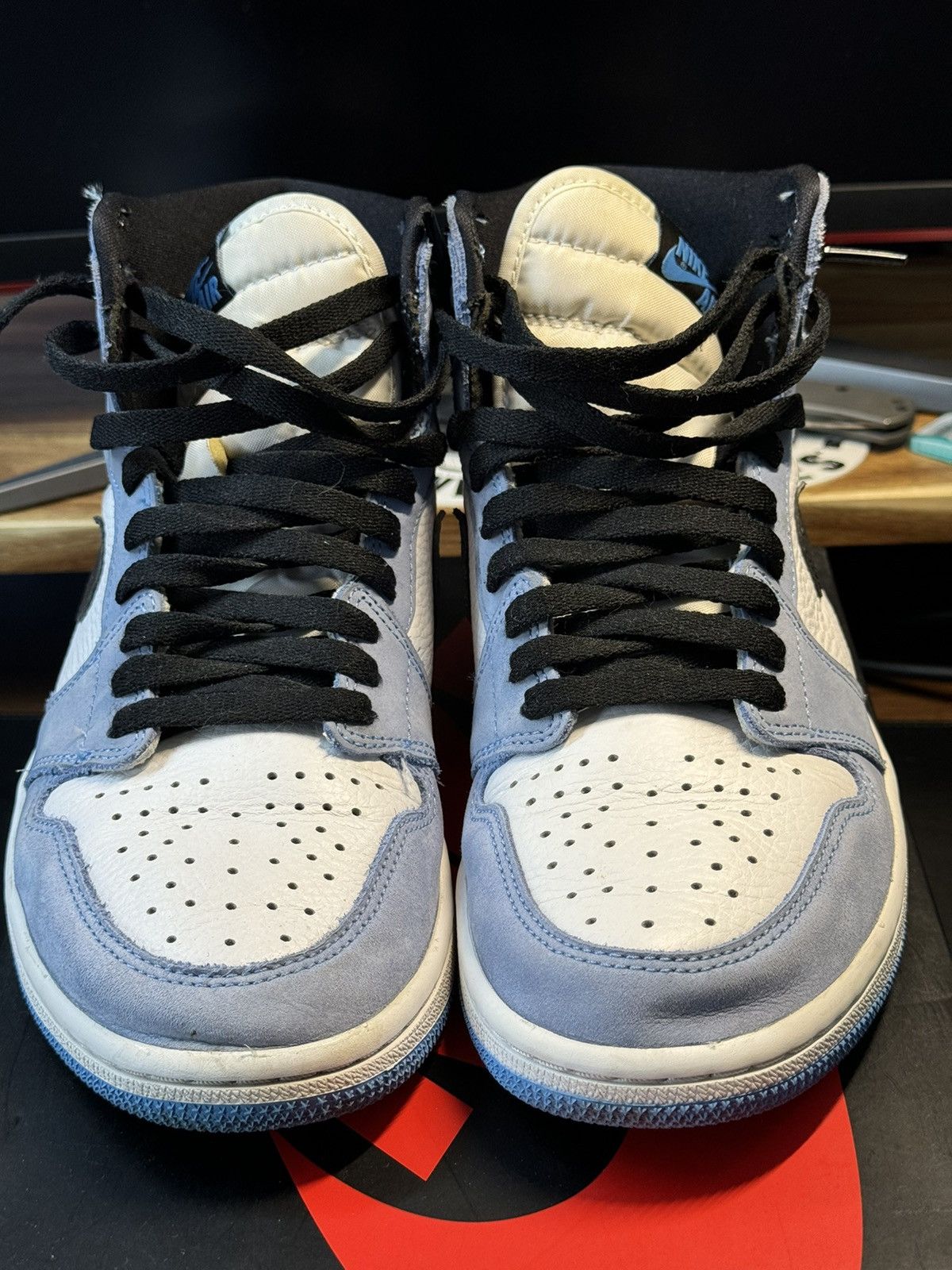 Jordan Brand × Nike Jordan 1 High - University Blue - 8.5 — Good Condition Size US 8.5 / EU 41-42 - 4 Thumbnail