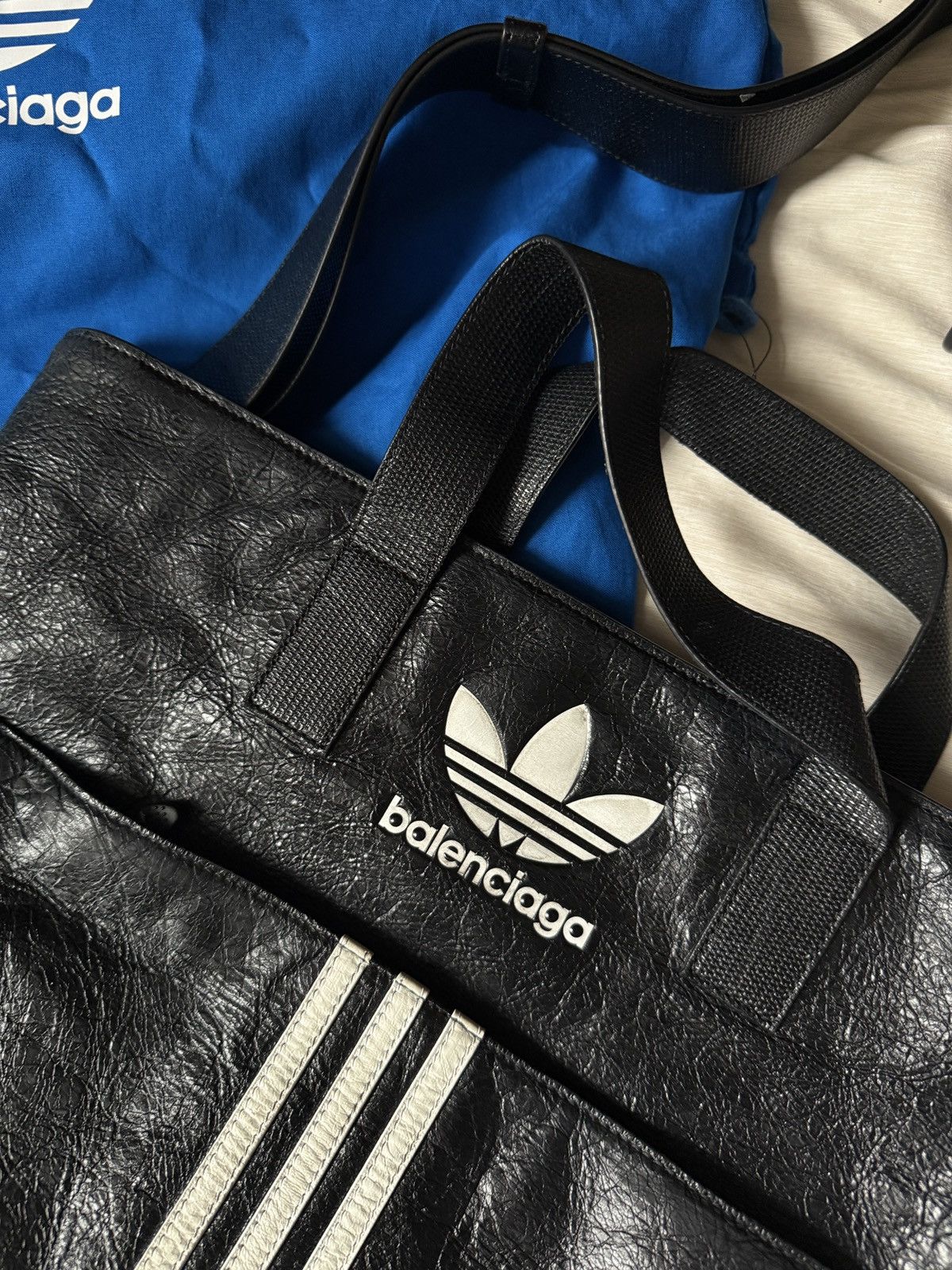 Adidas × Balenciaga New! 💼 Balenciaga Adidas Shoulder Bag Size ONE SIZE - 2 Thumbnail