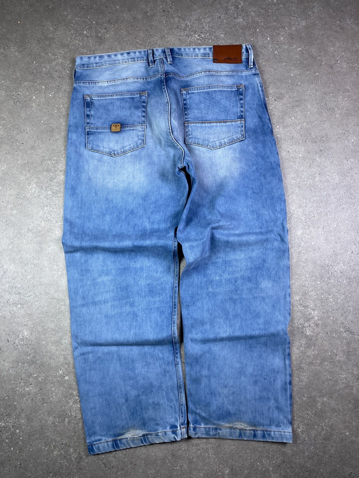Pelle Pelle × Vintage Vintage Y2K Pelle Pelle Baggy Denim Pants Size US 40 / EU 56 - 1 Thumbnail