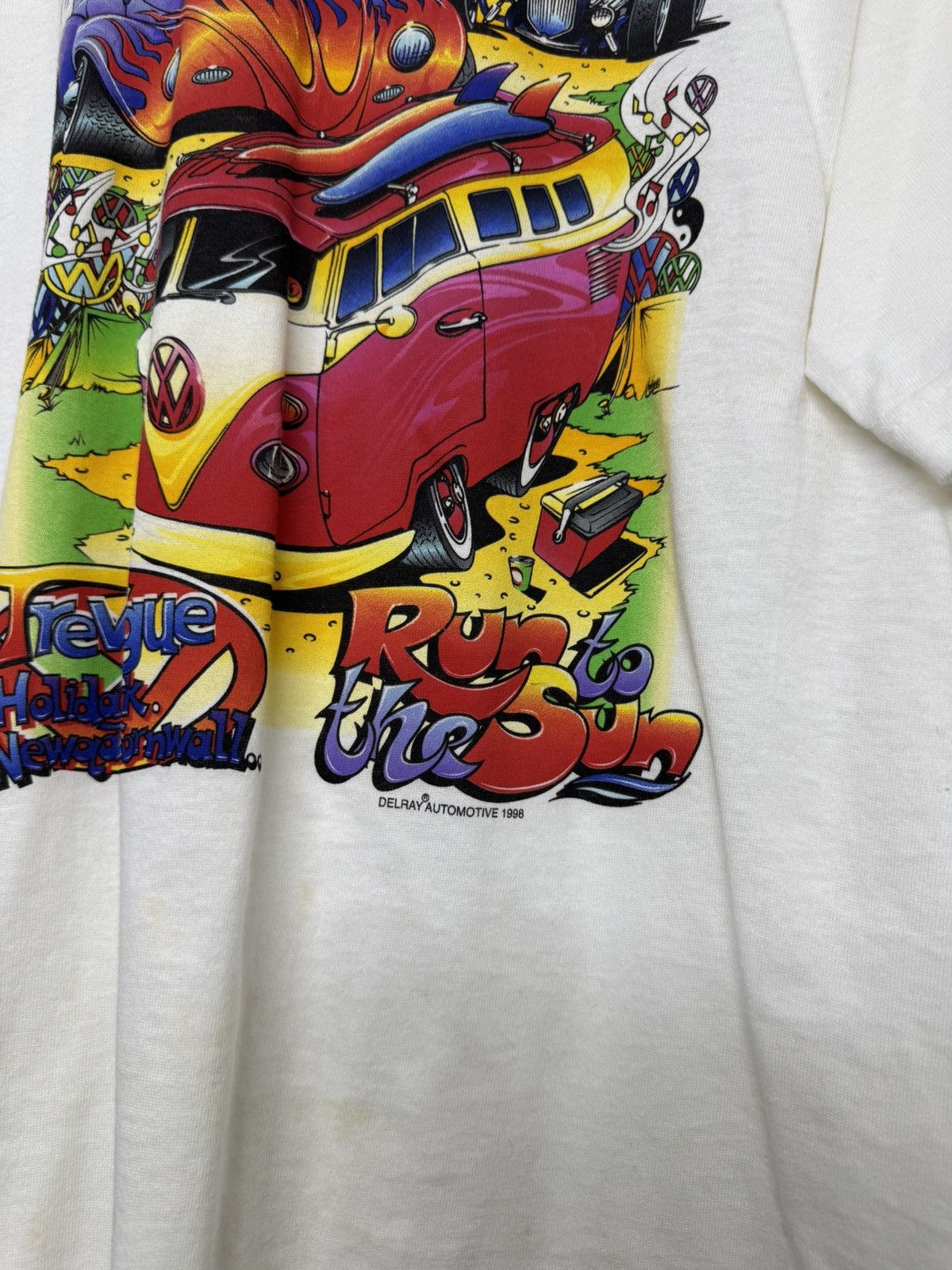 Vintage Vintage Y2k Volkswagen T-Shirt 90’s Size US L / EU 52-54 / 3 - 3 Thumbnail