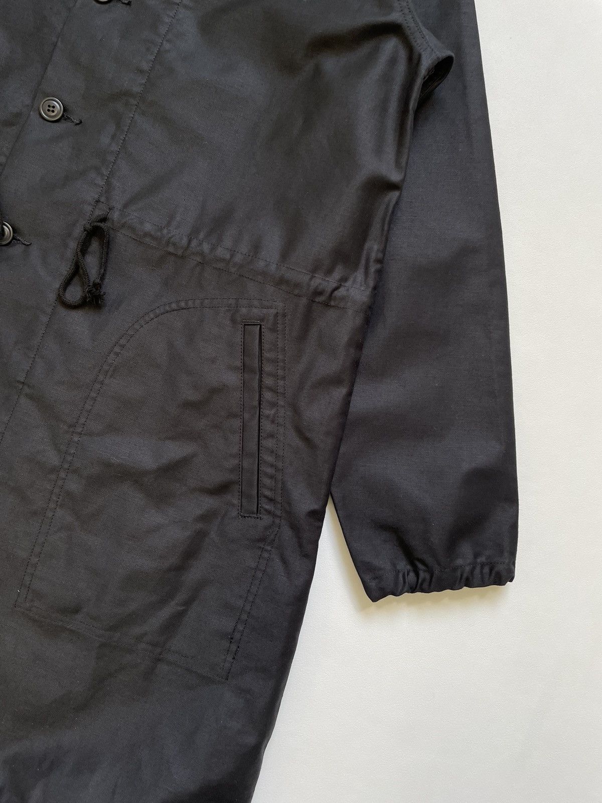 Comme des Garcons S/S 12 Black Cotton Fish Tail Parka Size US L / EU 52-54 / 3 - 9 Thumbnail