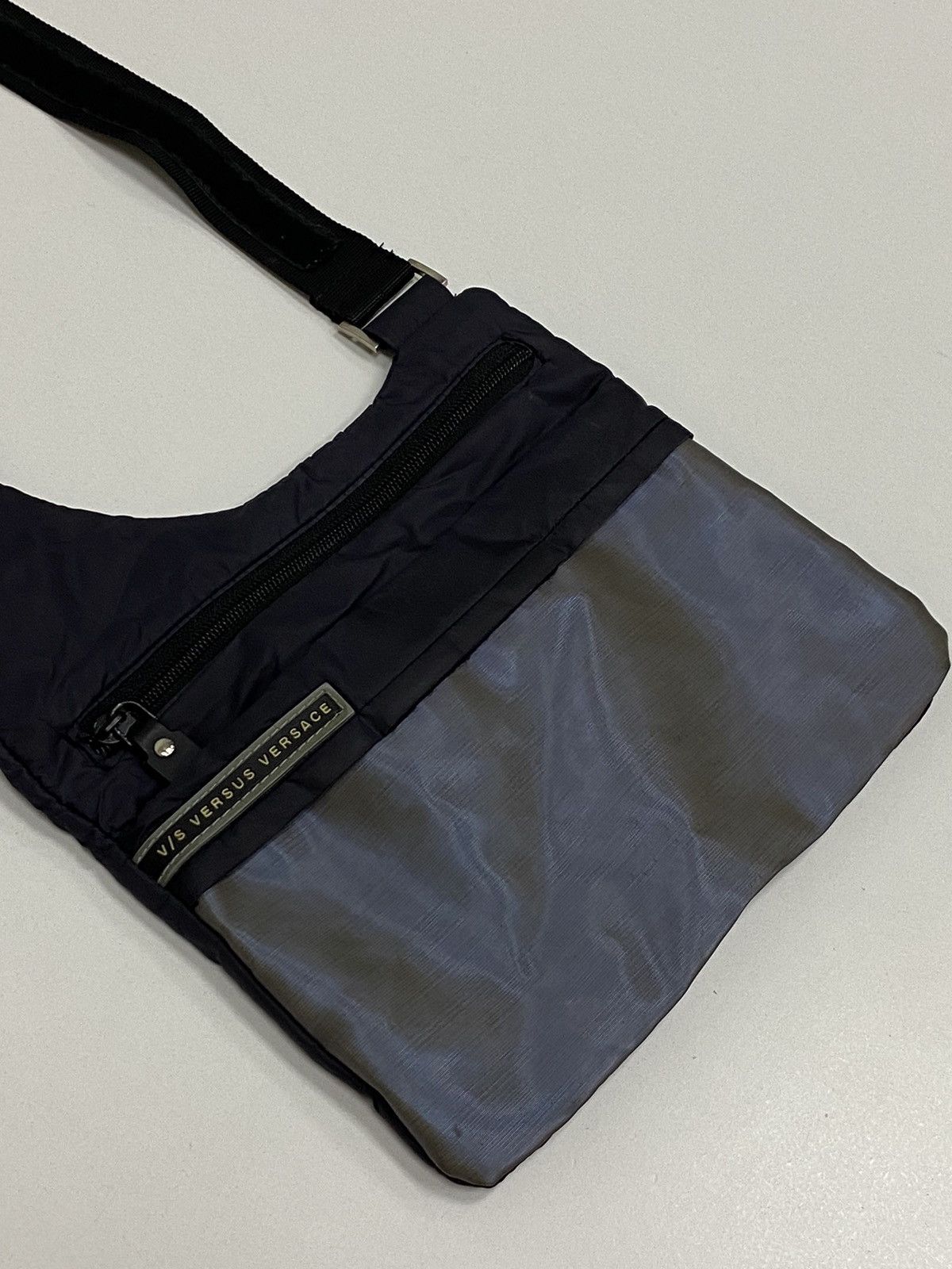 image of Versus Versace Nylon Vintage Bag in Blue, Men's
