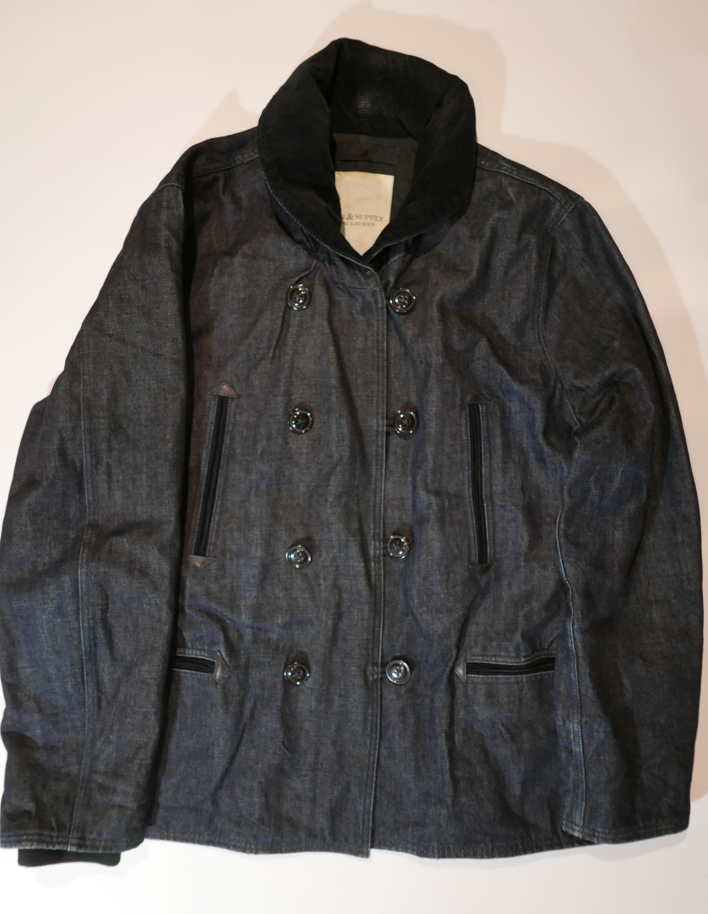 Denim & Supply Ralph Lauren Ralph Lauren Denim & Supply Coat Double Breasted Denim XXL Size US XXL / EU 58 / 5 - 1 Thumbnail