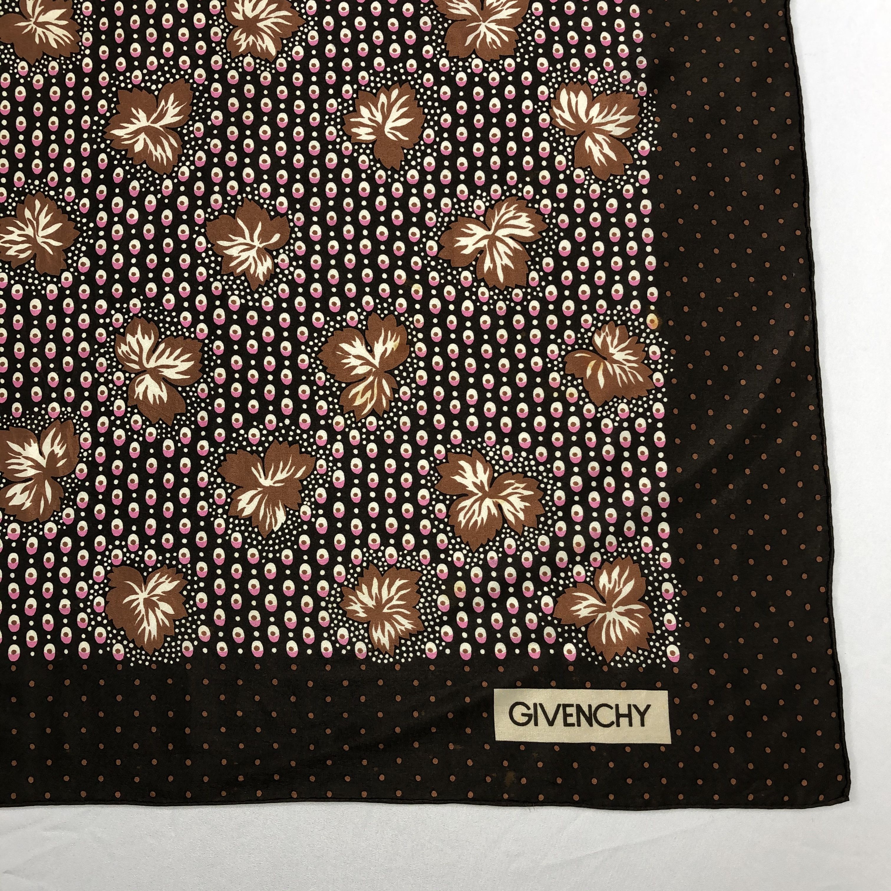 Vintage Vintage Givenchy Silk Scarf Size ONE SIZE - 4 Thumbnail