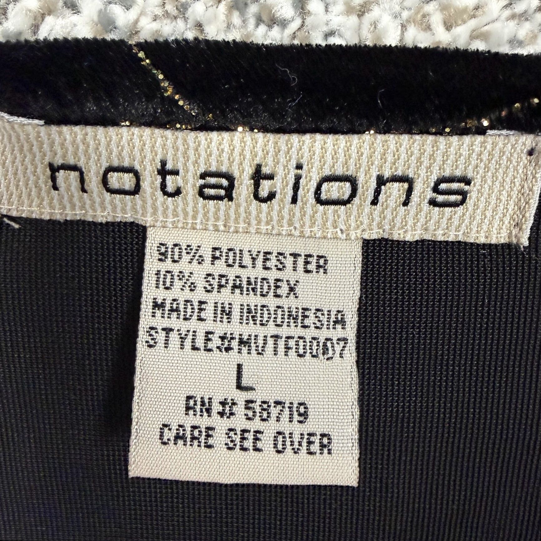 Vintage VINTAGE Notations Velvet Glitter Geometric Jacket L Womens Size L / US 10 / IT 46 - 5 Thumbnail