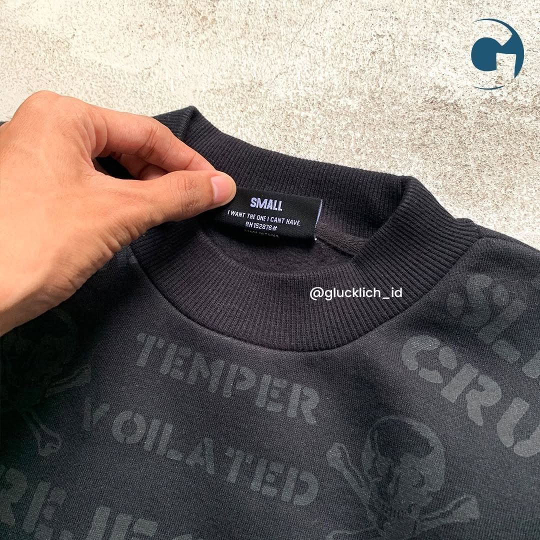 Pleasures Pleasures, Crush Crew Sweat in Black Size US S / EU 44-46 / 1 - 6 Thumbnail