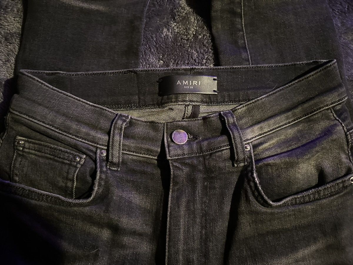 Amiri Black Fade Stack Jeans Size US 28 / EU 44 - 4 Thumbnail