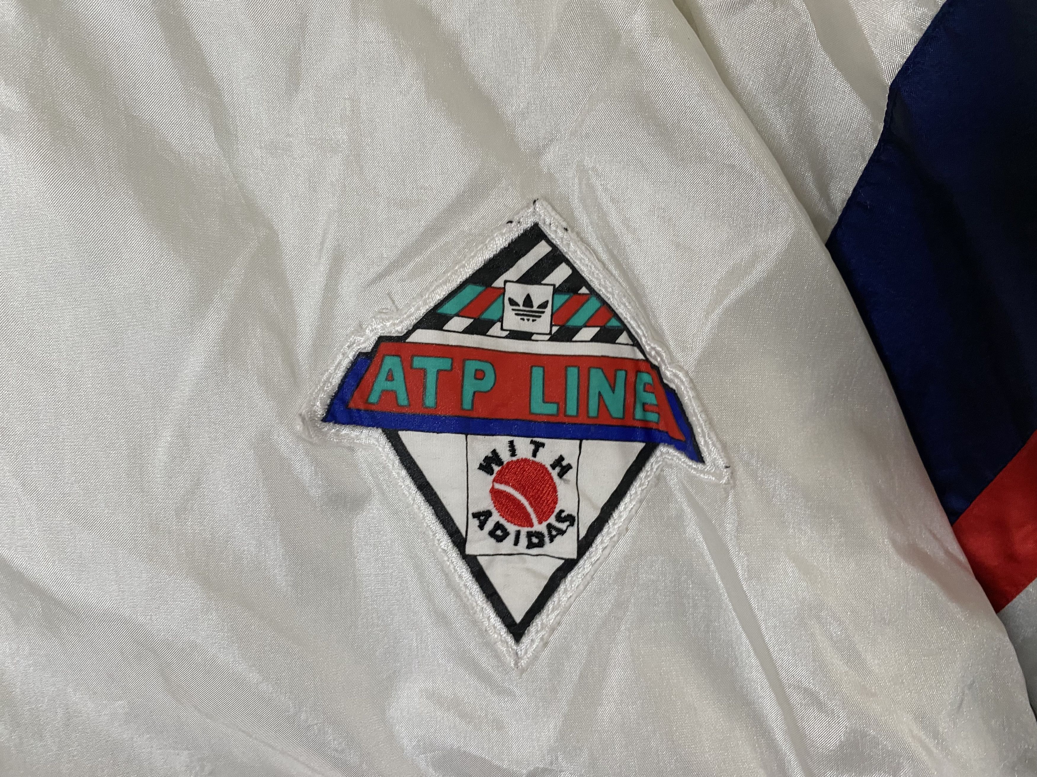 Adidas × Vintage VINTAGE ADIDAS ATP LINE TRACK JACKET TENNIS RARE SIZE L Size US L / EU 52-54 / 3 - 3 Thumbnail