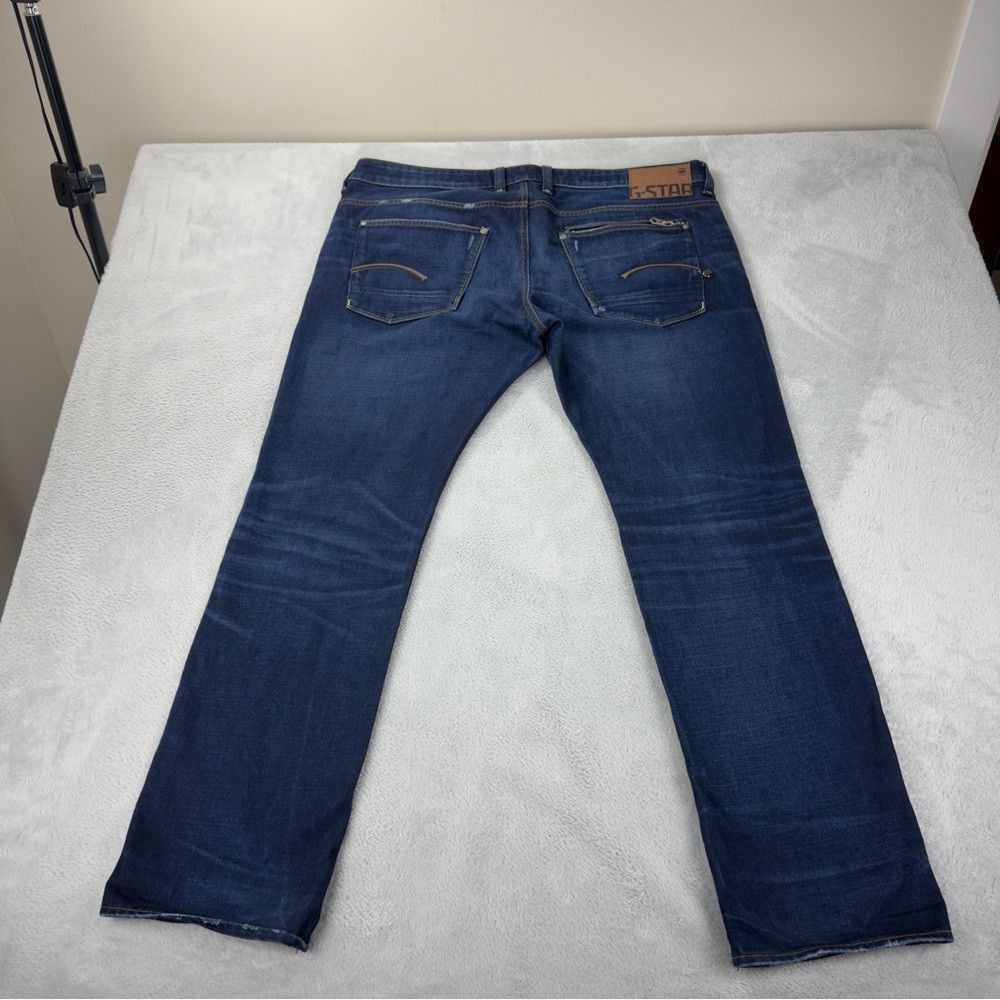 G-Star G-Star Men's Sz 42x31 Attacc Low Straight Leg Jeans Button Size US 42 / EU 58 - 6 Thumbnail