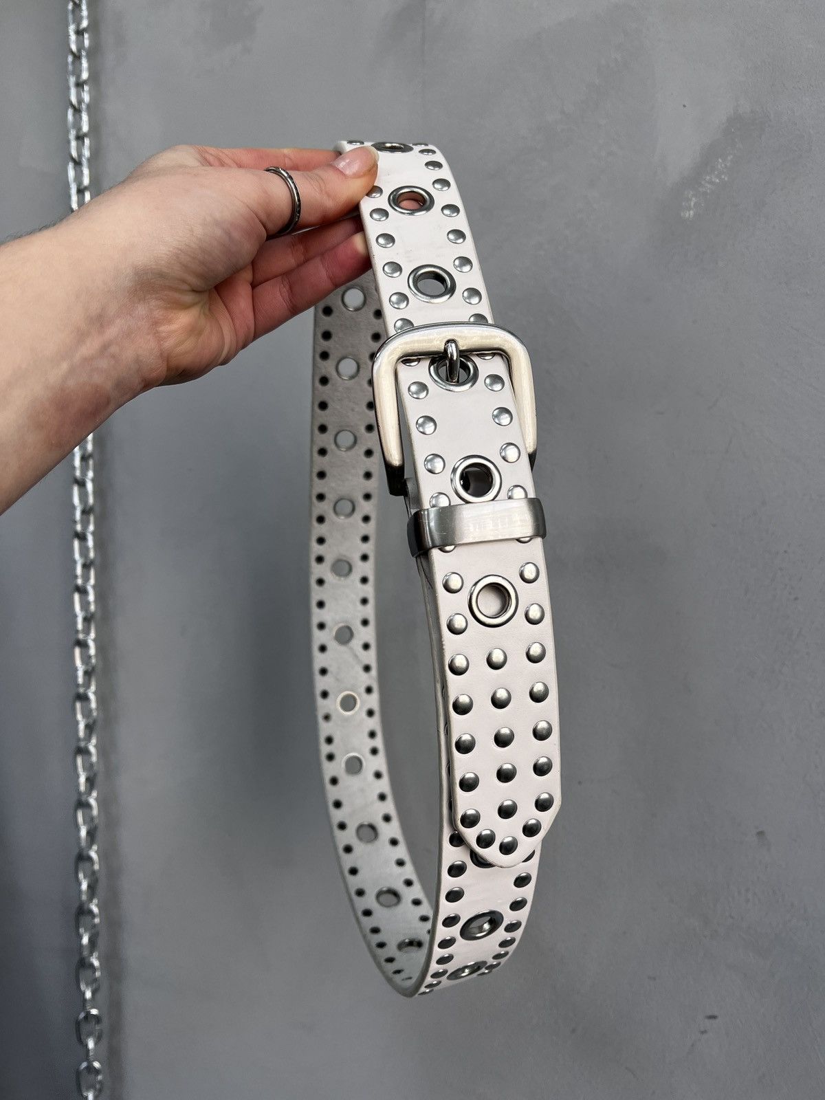 Hysteric Glamour Japan studded leather belt hype y2k hysteric glamour 90s Size ONE SIZE - 2 Thumbnail