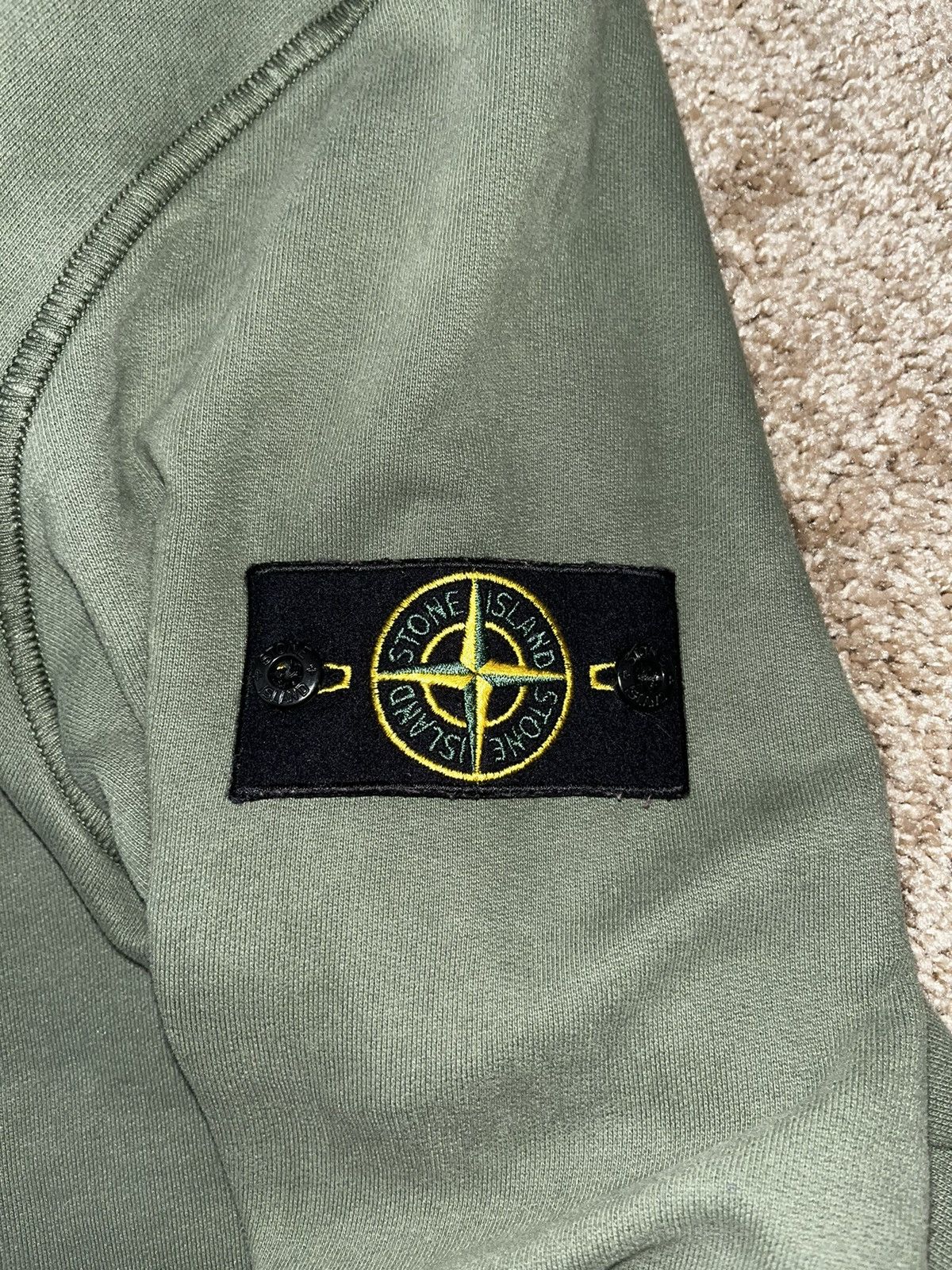 Stone Island Stone Island Brushed Cotton Fleece Crewneck Sweater Size US M / EU 48-50 / 2 - 2 Thumbnail
