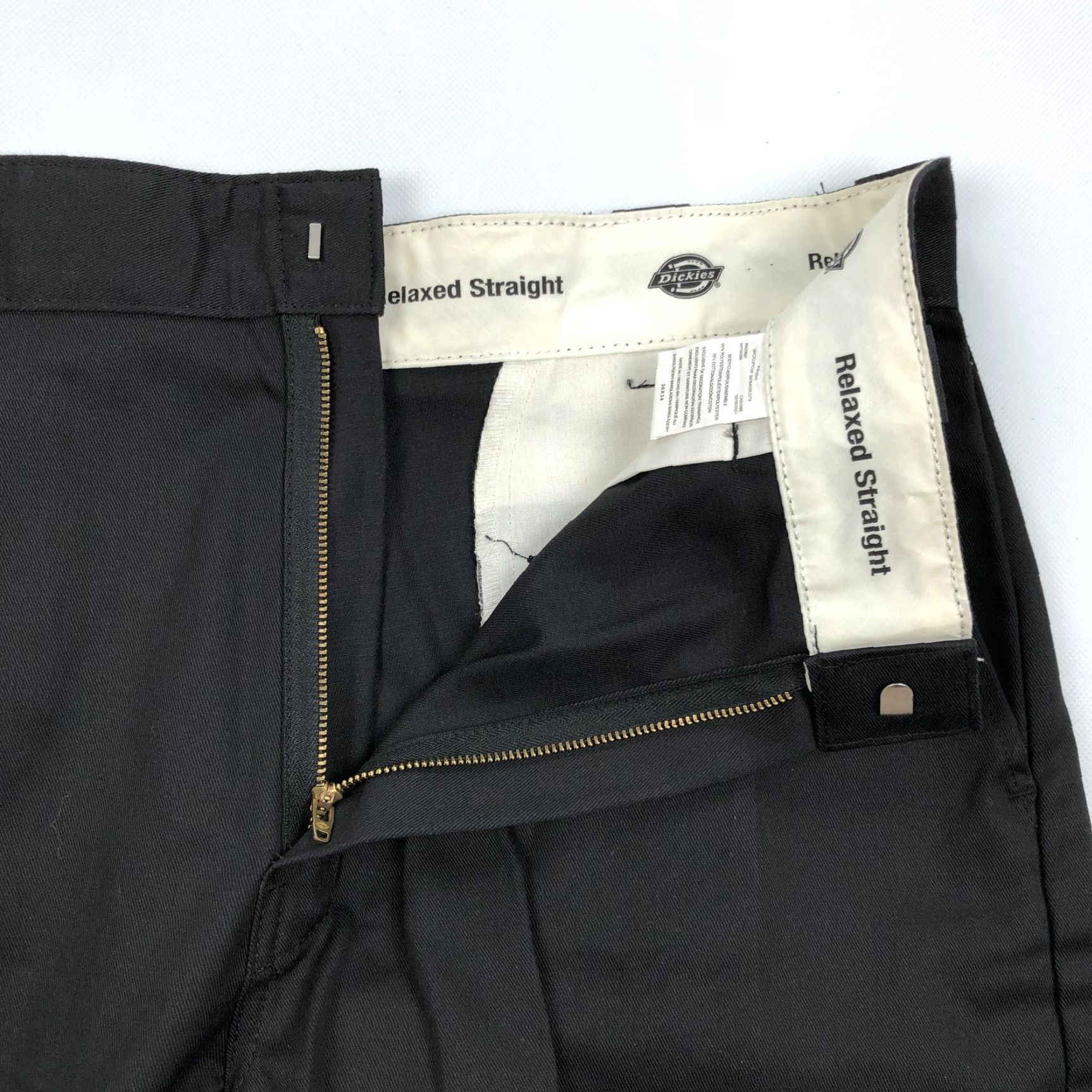 Dickies Dickies Relaxed Straight Pants Cargo 36x34 Black Mens Waist 36 Inseam 34 WP592BK Size US 36 / EU 52 - 2 Thumbnail