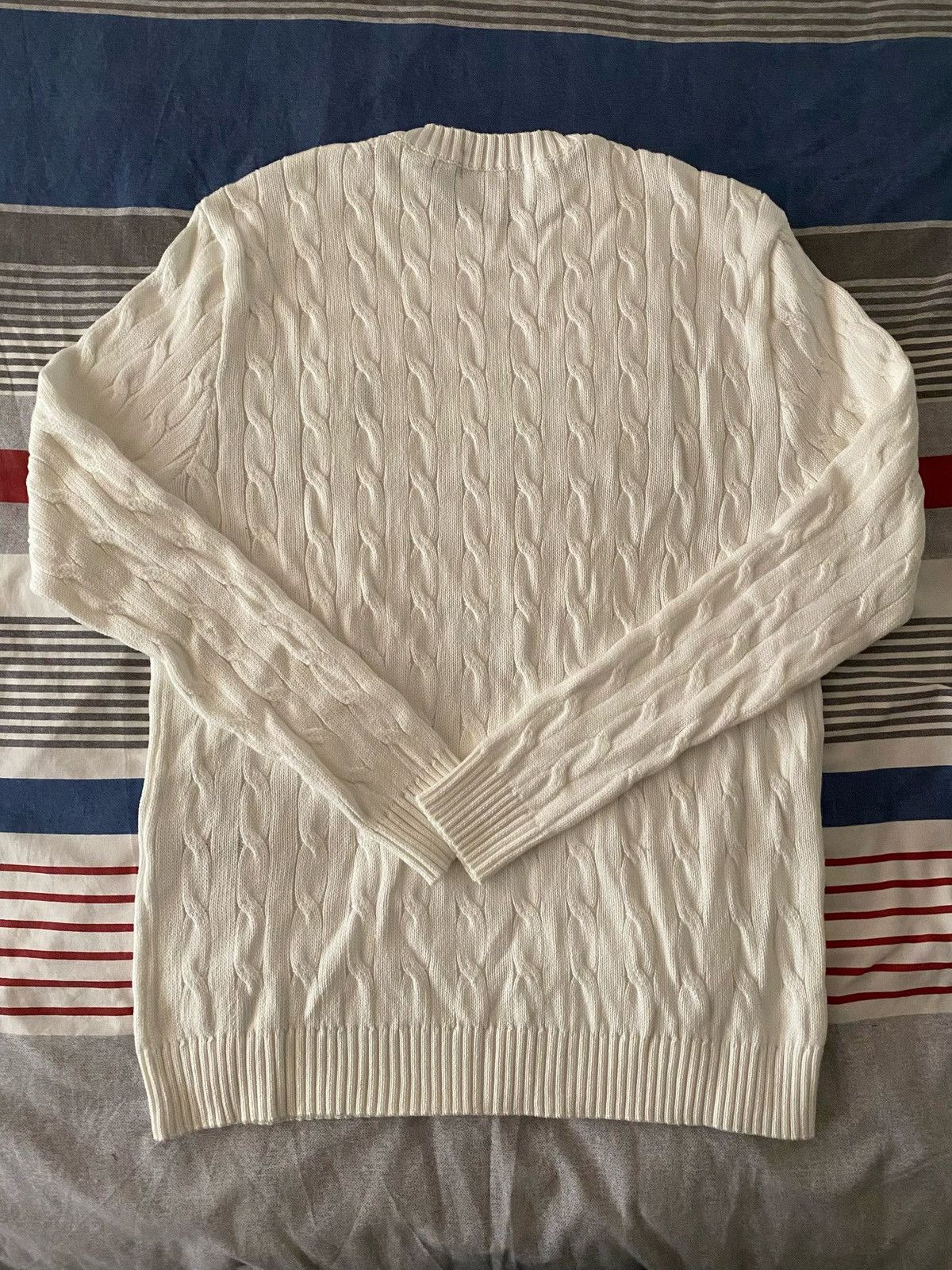 Polo Ralph Lauren Ralph Lauren cable-knit sweater in white Size US M / EU 48-50 / 2 - 2 Thumbnail