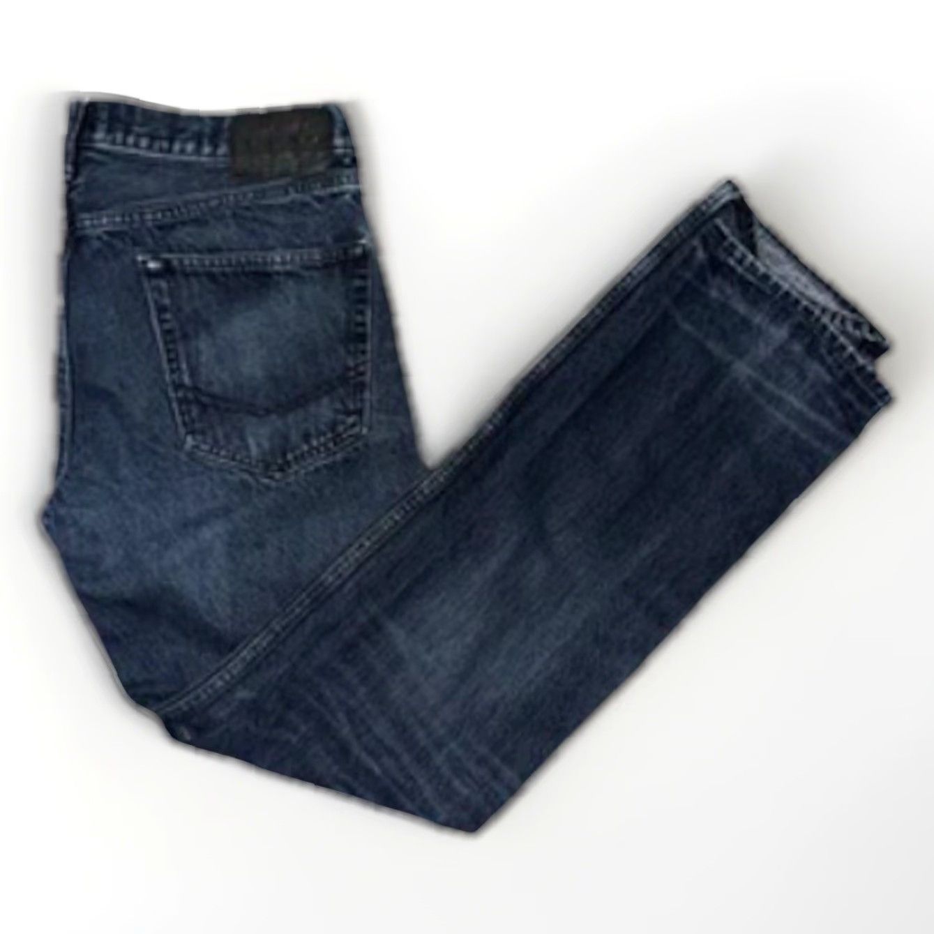 Denime Bullhead Denim Jeans Men’s 32x30 Slim Fit Dark Wash Stretch Low Rise Size US 32 / EU 48 - 2 Thumbnail