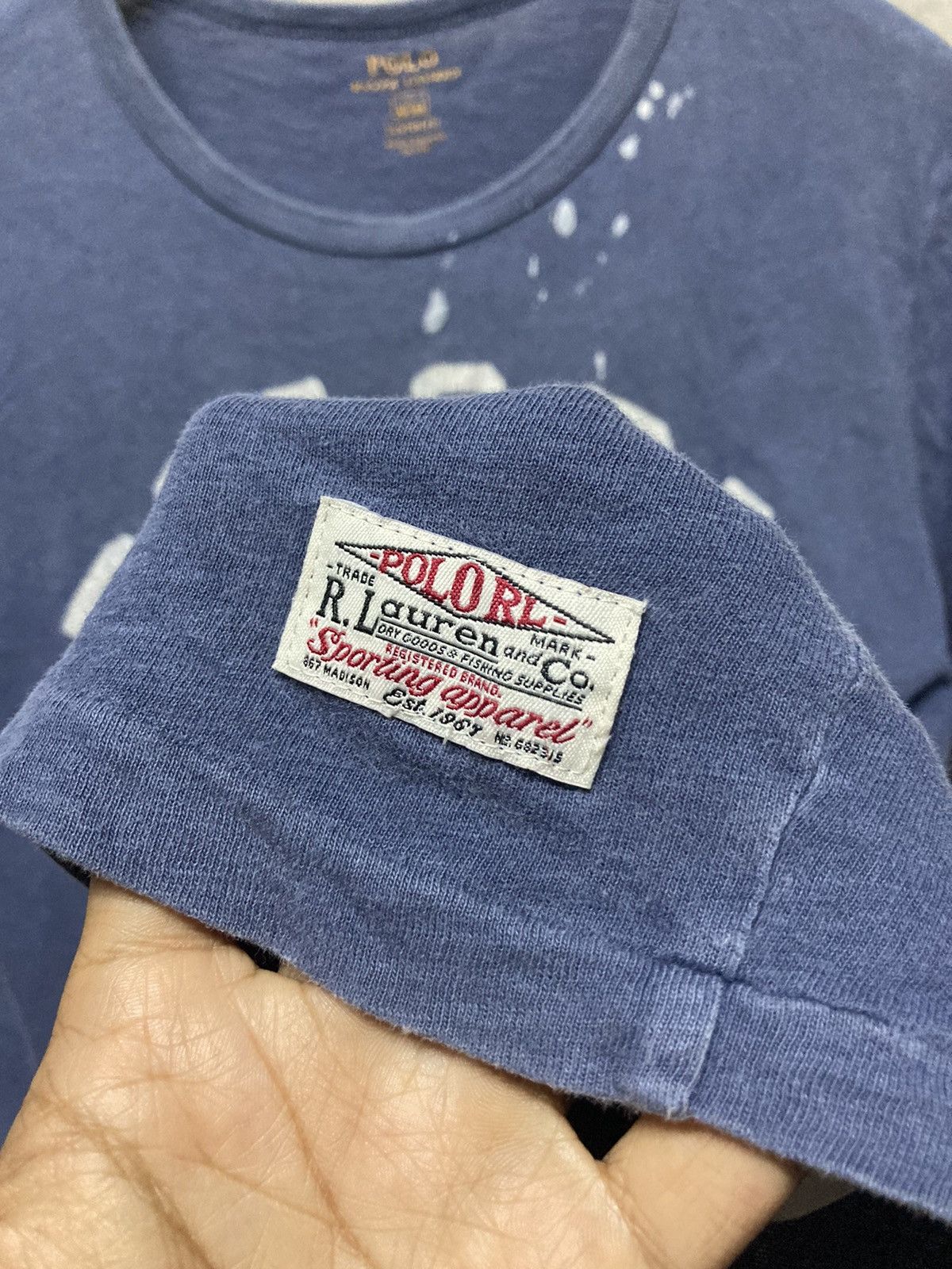 Polo Ralph Lauren × Vintage Vintage Polo Ralph Lauren Distressed Crewneck Tee Size US L / EU 52-54 / 3 - 4 Thumbnail