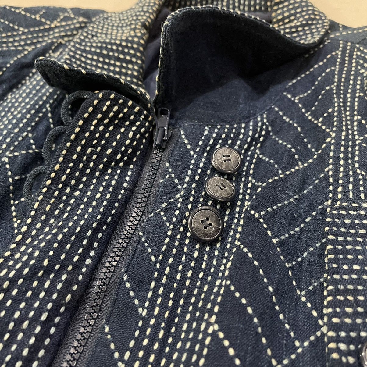 Japanese Brand Vintage Japanese Brand Wool Bomber Jacket Size US S / EU 44-46 / 1 - 15 Thumbnail