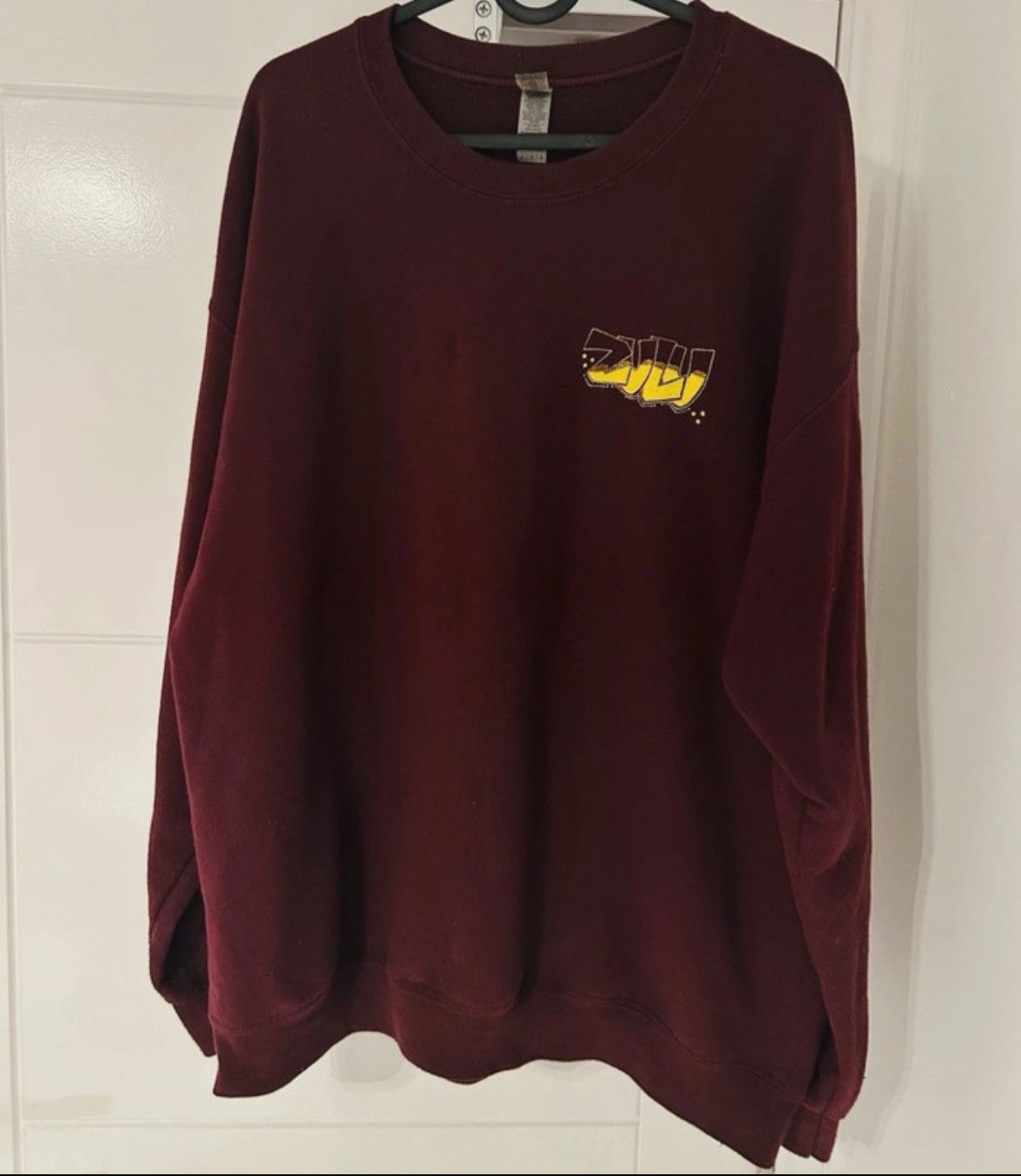Gildan Zulu Red Crewneck Hardcore Jesus Piece Turnstile Scowl Size US L / EU 52-54 / 3 - 2 Thumbnail
