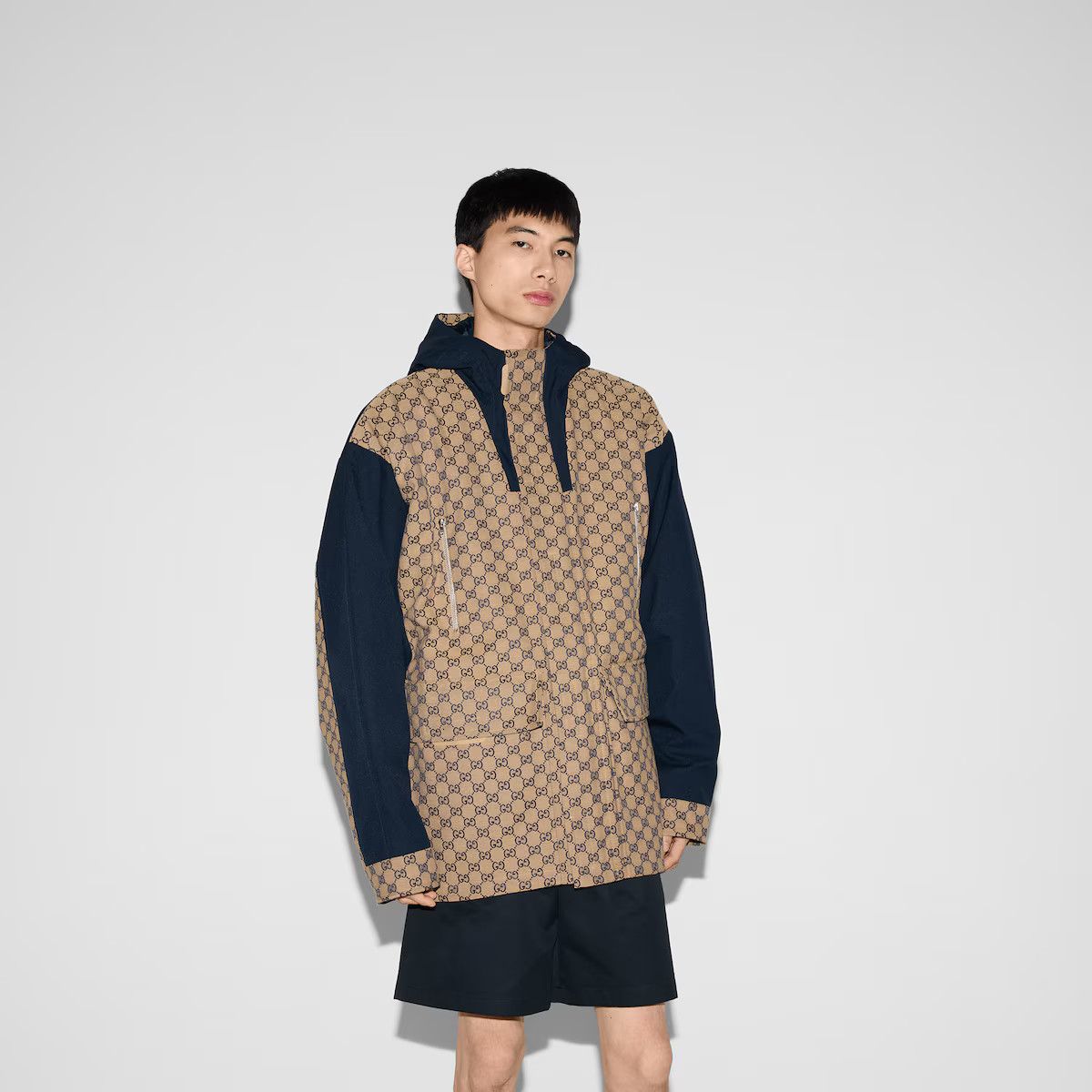 Gucci o1s1wg110125 GG Canvas Jacket in Beige/Blue Size US XXL / EU 58 / 5 - 2 Thumbnail