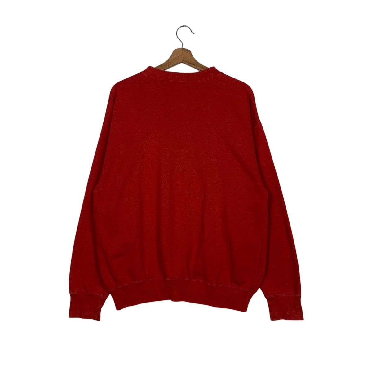 Converse CONVERSE Embroidery Big Logo Crewneck Sweatshirt #1969-C86 Size US L / EU 52-54 / 3 - 7 Thumbnail