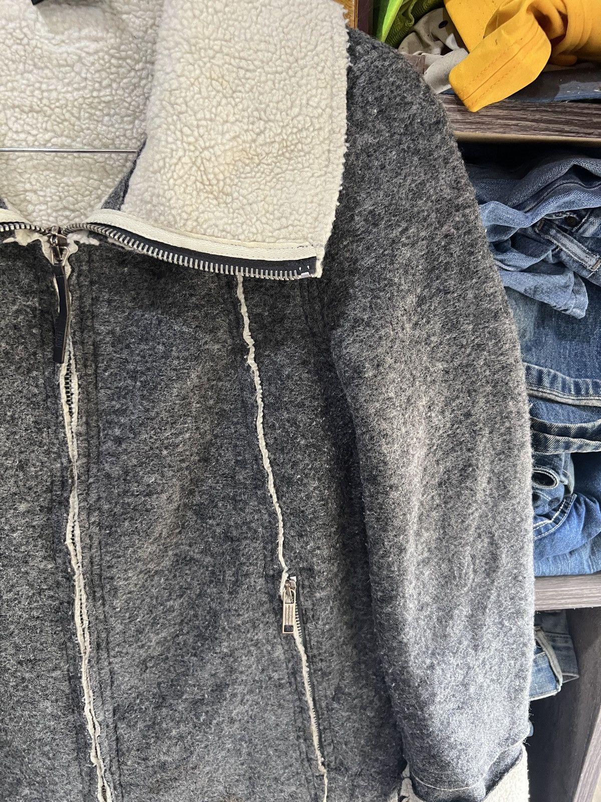 Diesel 🔥Vintage Diesel Deep Pile Sherpa Zipper Jacket Size S / US 4 / IT 40 - 6 Thumbnail