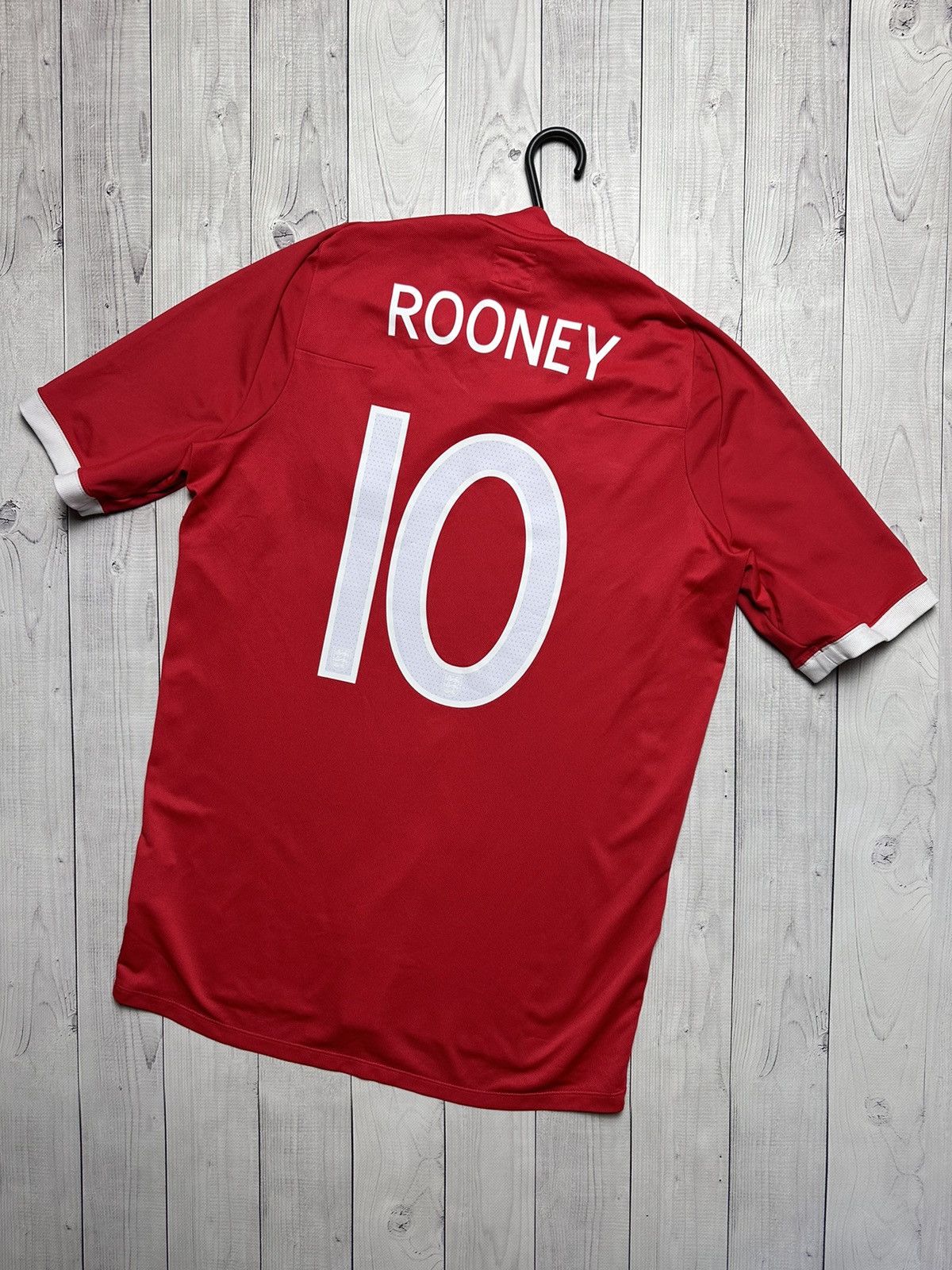 Vintage Umbro England 10 Rooney soccer jersey size M