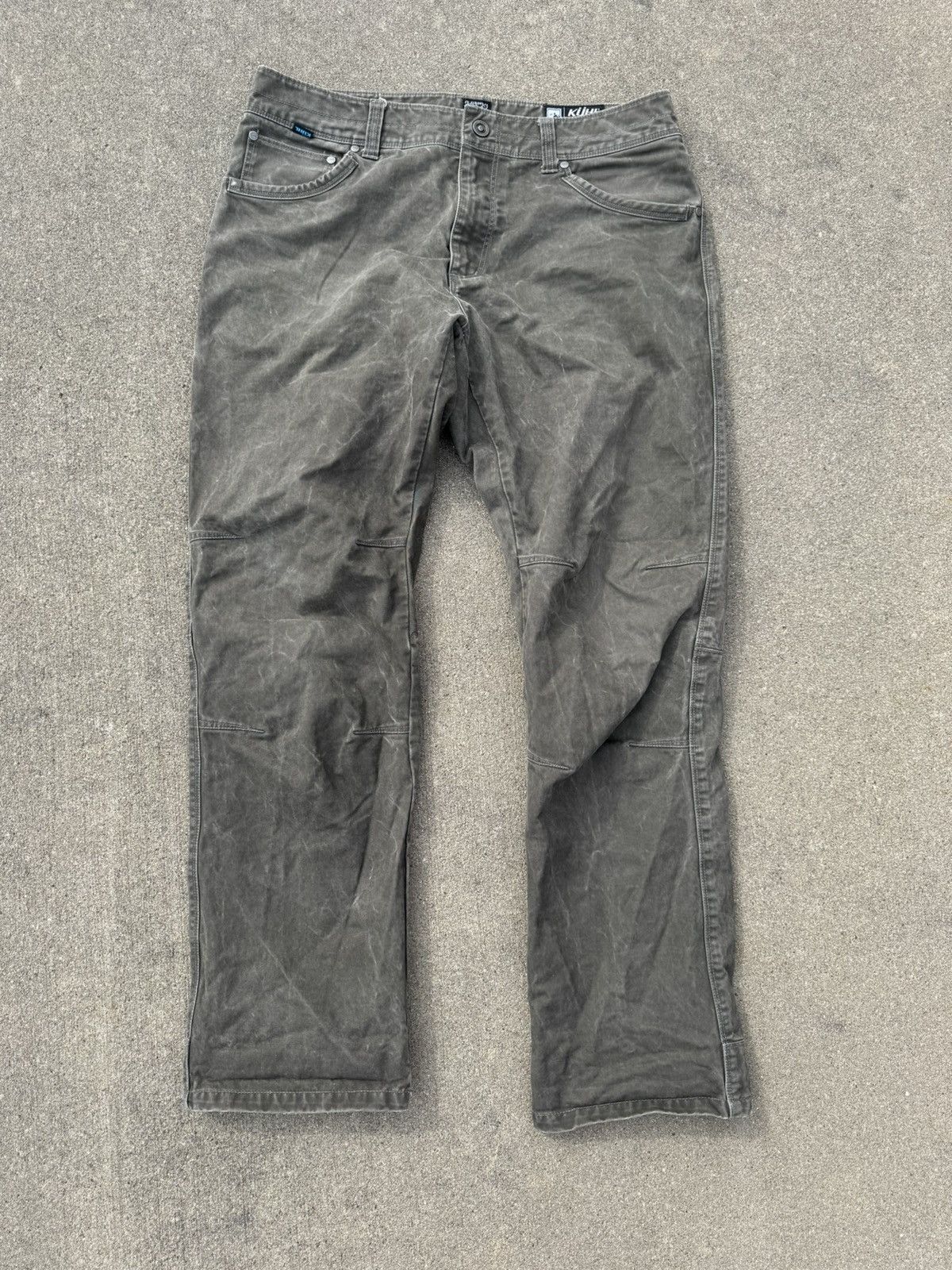 Vintage Olive Green Kuhl Pantina Dye Easy Rider Pants