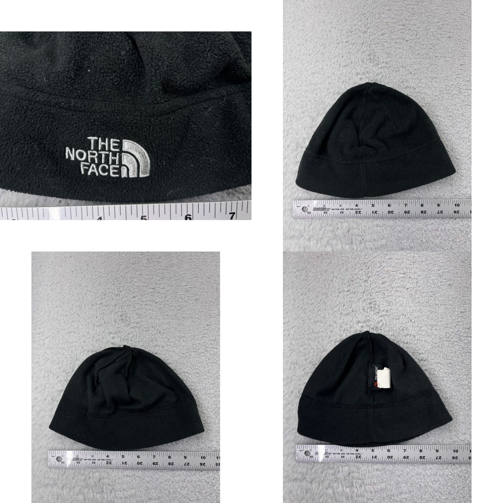 Vintage Smith Novelty Company Beanie Hat Adult One Size Black Knit Acrylic Logo Ski Beanie Mens Winter Season Size ONE SIZE - 8 Thumbnail