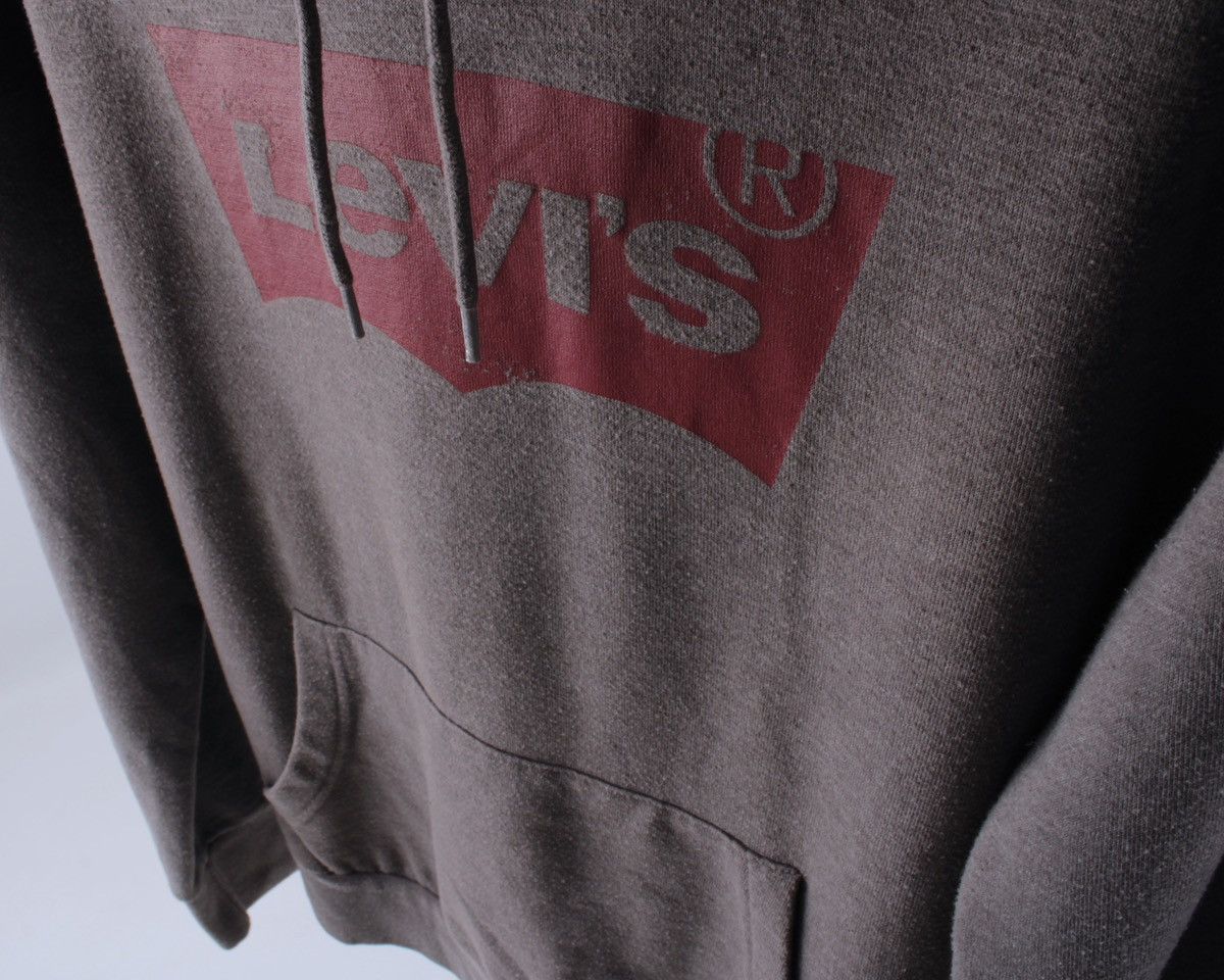 Levi's × Vintage Levis big logo printed cotton polyester blend hoodie size m Size US M / EU 48-50 / 2 - 15 Thumbnail