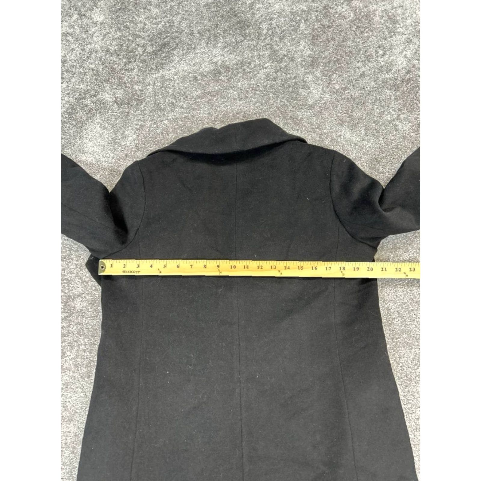 Ralph Lauren Lauren Ralph Lauren Coat Womens 6 Black Wool Belted Overcoat Classic Style Size M / US 6-8 / IT 42-44 - 7 Thumbnail