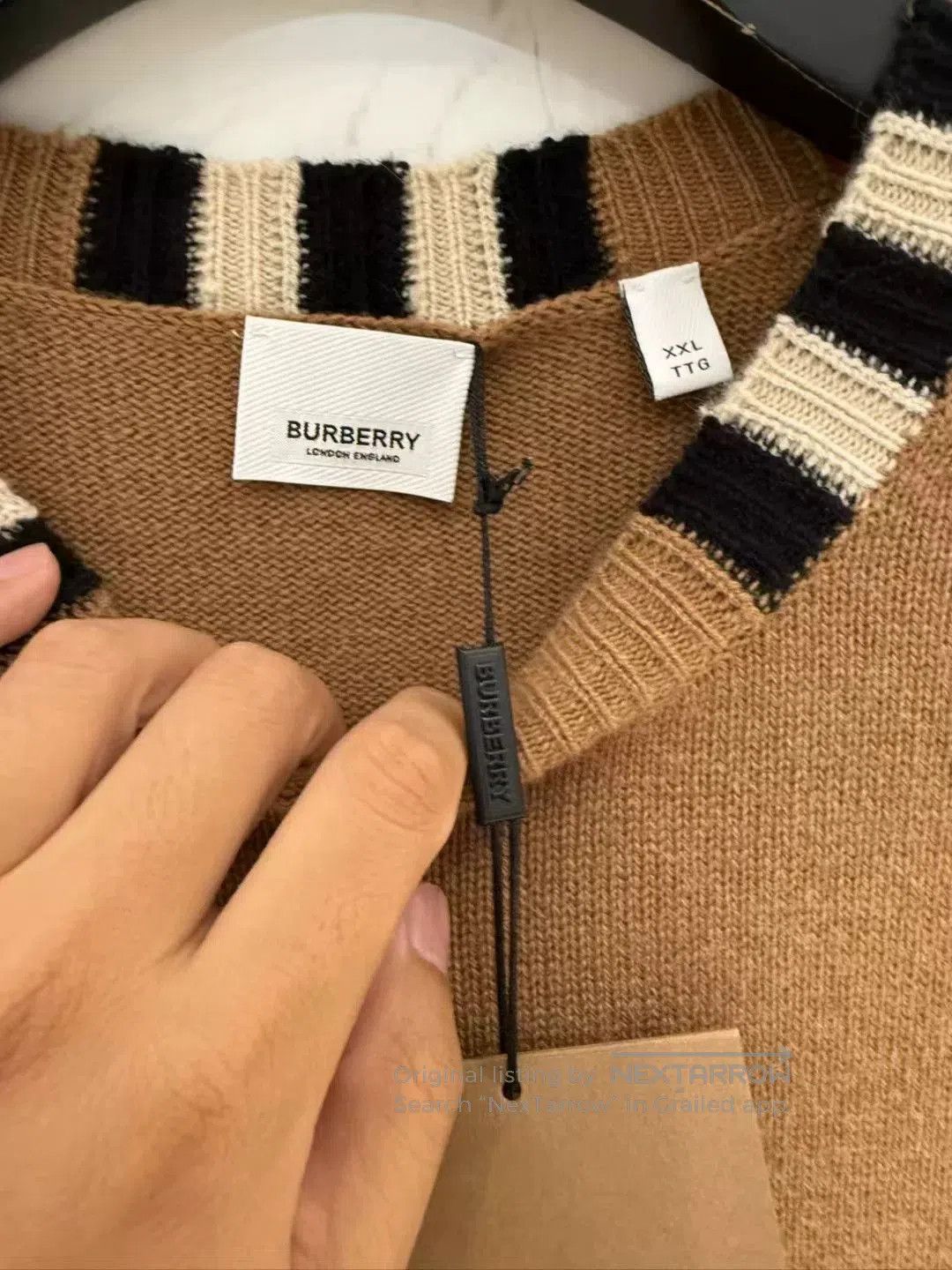 Burberry burberry men's sweater with tag, brand new. Size US XXL / EU 58 / 5 - 4 Thumbnail