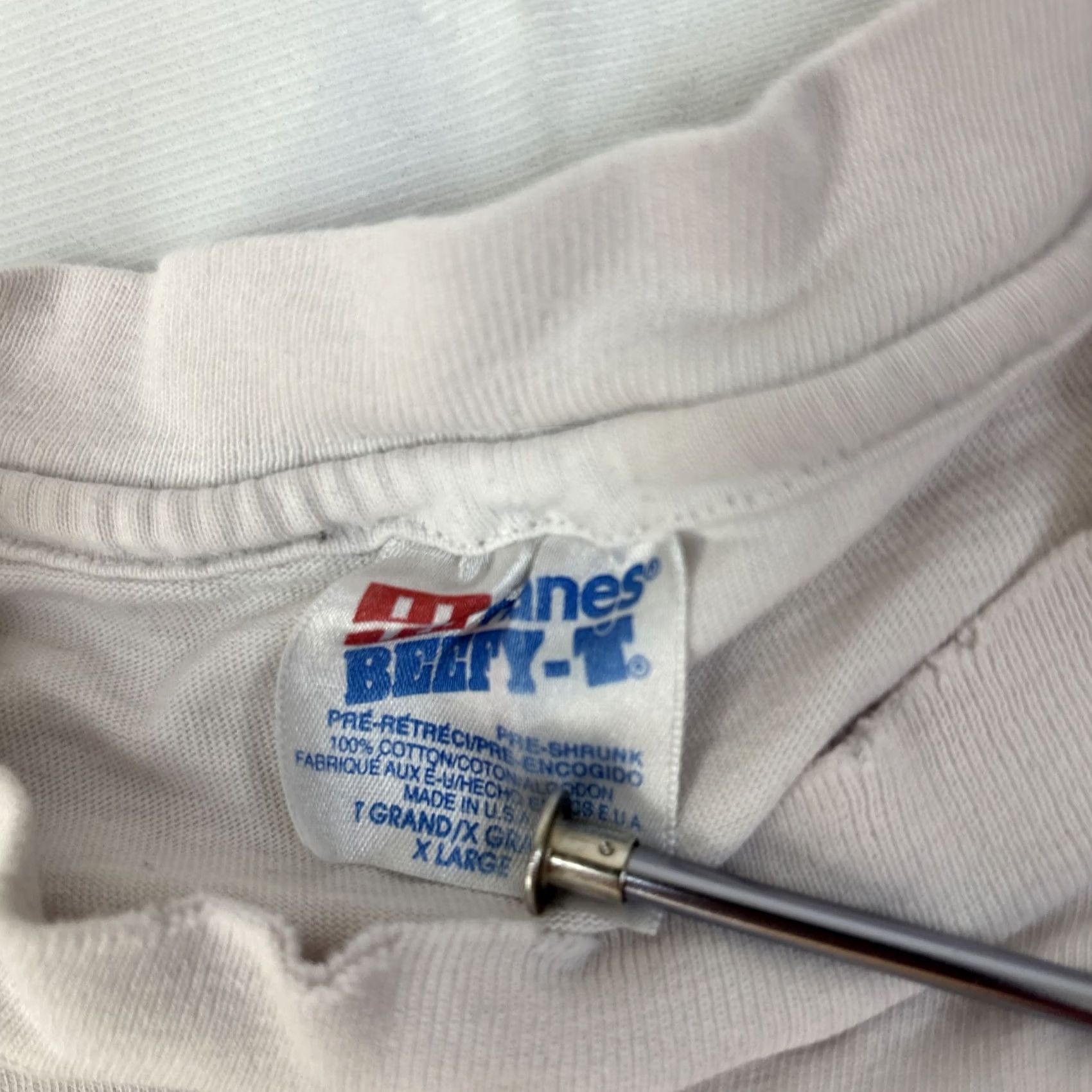 Hanes VINTAGE Hanes Beefy-T Shirt Men XL White Washington Post If You Don’t Get It Mens Shirt White XL Vintage Size US XL / EU 56 / 4 - 3 Thumbnail