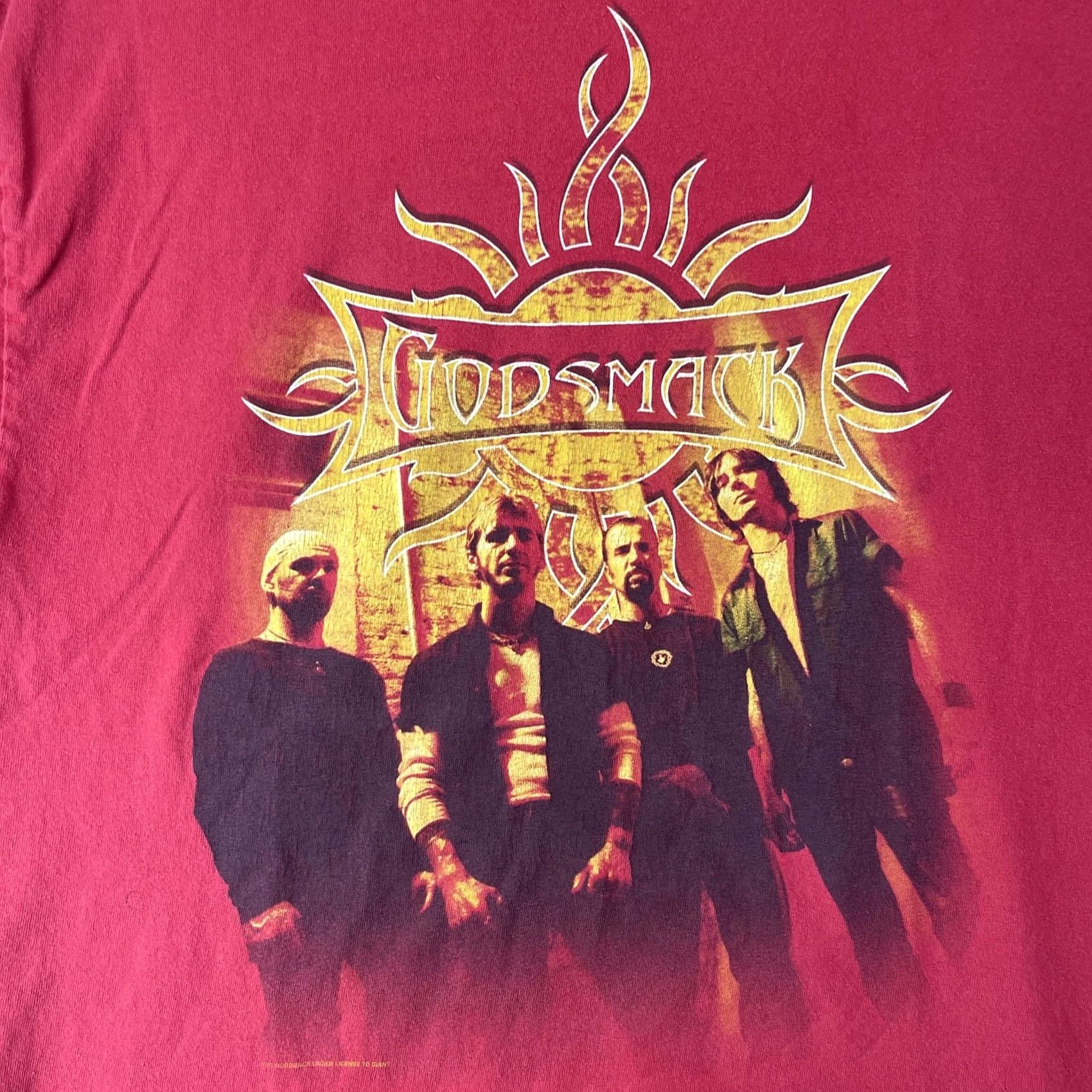 Vintage VINTAGE Godsmack Shirt Men’s Large Tennessee River Red Band Tee Rock Worn Size US L / EU 52-54 / 3 - 4 Thumbnail