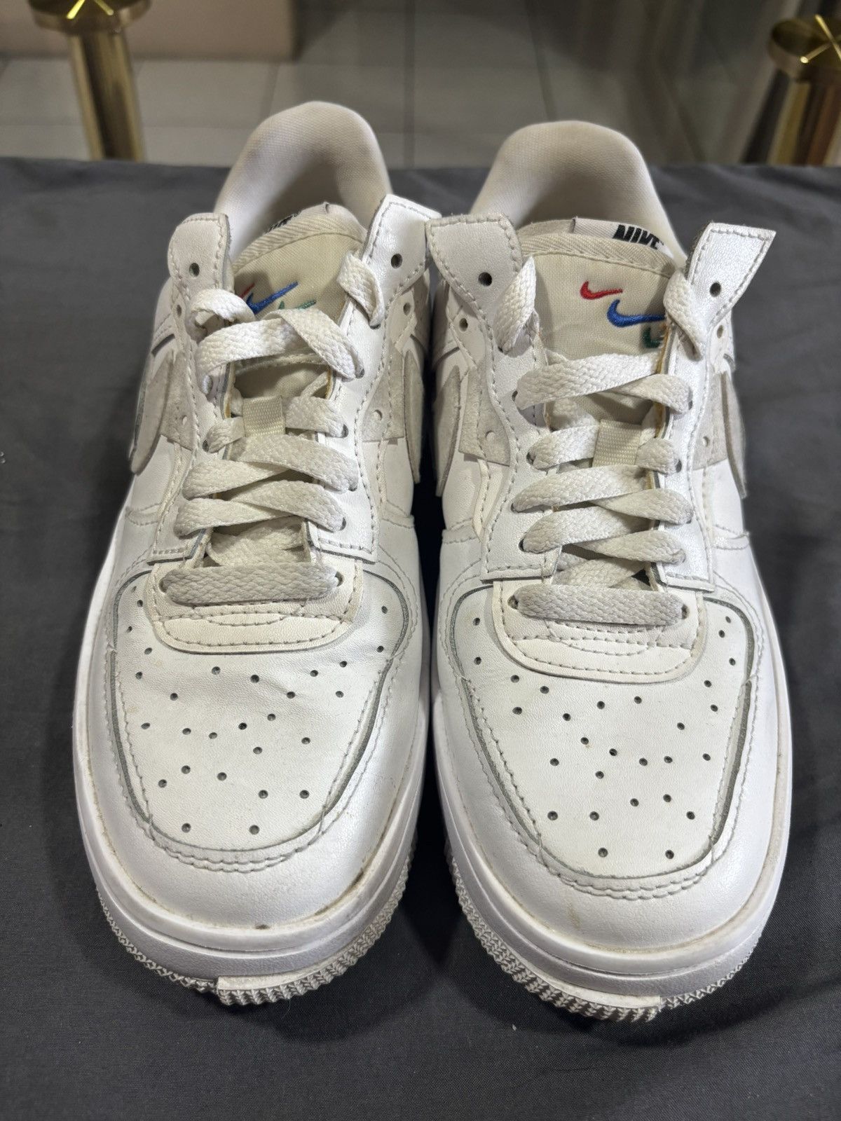 Nike Nike air force 1 Low fontaka summit white opti yellow Size US 5.5 / IT 35.5 - 3 Thumbnail