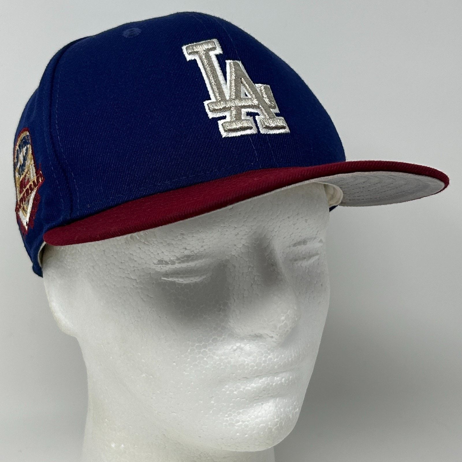 New Era Los Angeles Dodgers 50th Anniv Hat Baseball Cap Blue 7 1/8 Size ONE SIZE - 11 Thumbnail