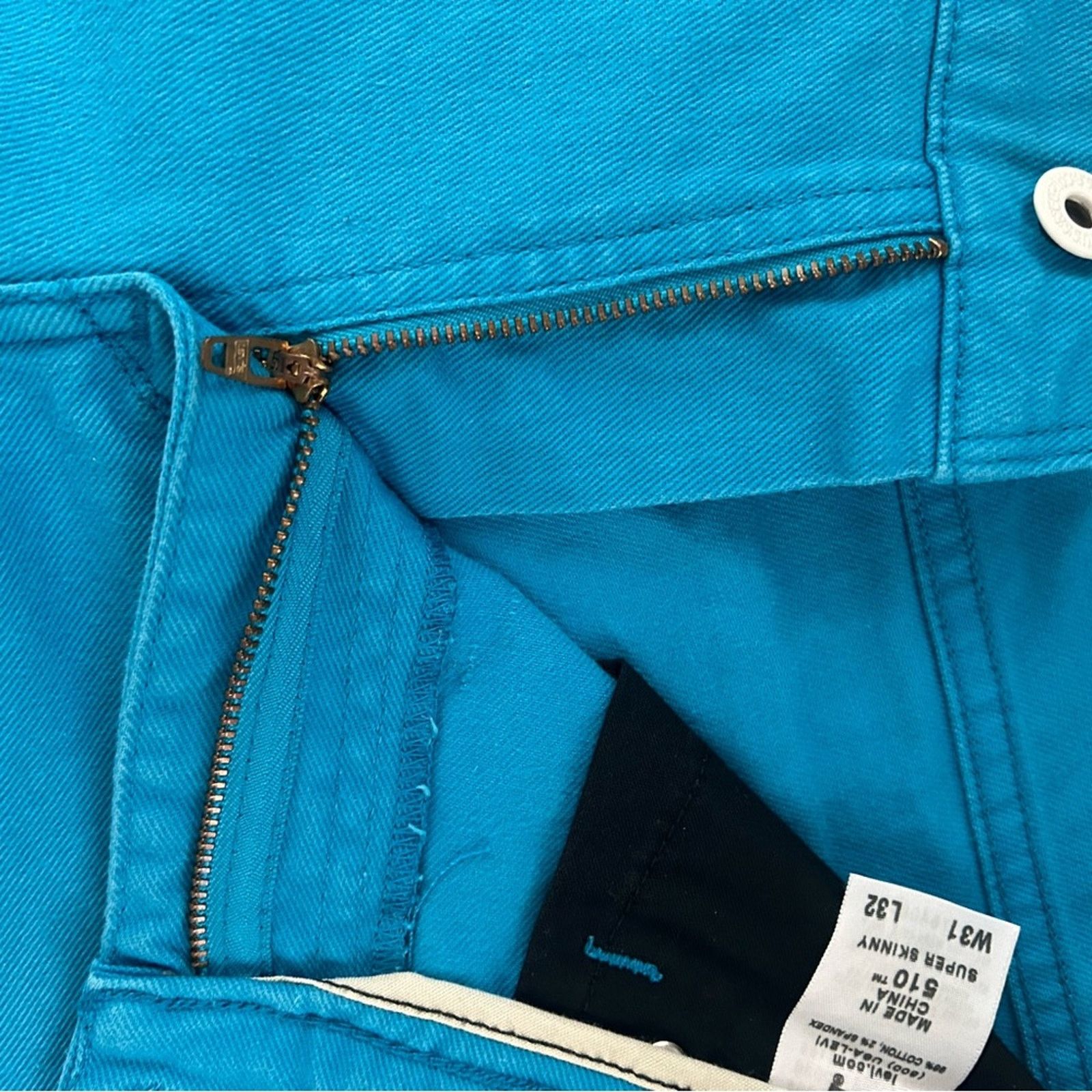 Levi's Levi's Super Skinny 510 denim shorts W31 Blue unisex Size US 31 - 7 Thumbnail
