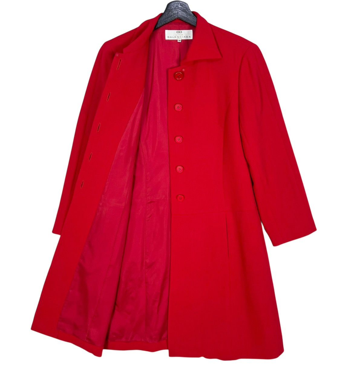Balenciaga Vintage 90s Balenciaga La Mode Paris Women Coat Size M / US 6-8 / IT 42-44 - 6 Thumbnail