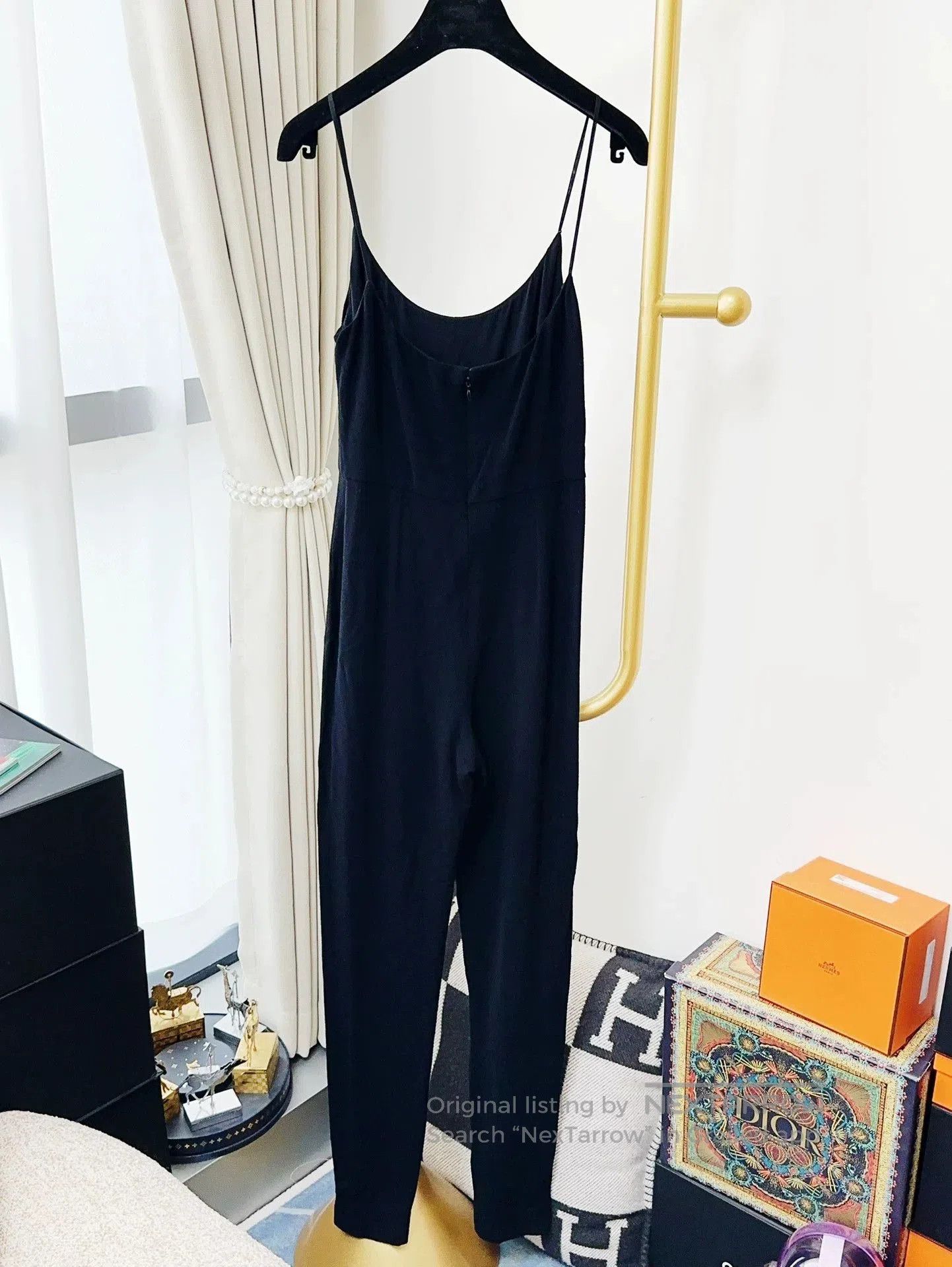 Chanel Chanel Black Sling Jumpsuit Size 38. Size US 38 / EU 54 - 2 Thumbnail
