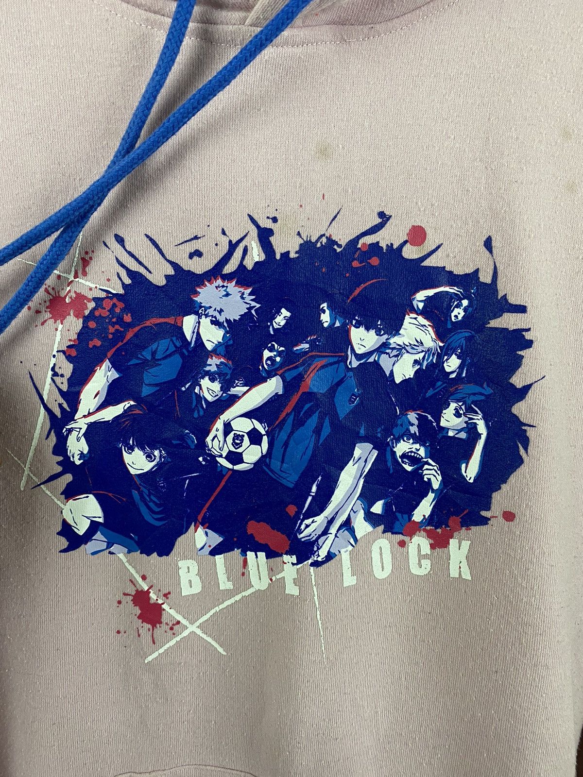 Anime × Japanese Brand Vintage Anime Blue Lock Hoodie Pullover Size US L / EU 52-54 / 3 - 4 Thumbnail