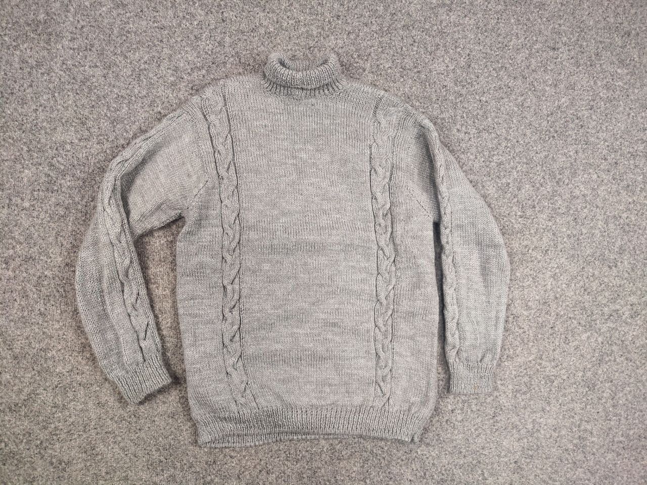 Japanese Brand Vintage 90's handmade Knit Sweater with big tennis player Size US S / EU 44-46 / 1 - 13 Thumbnail