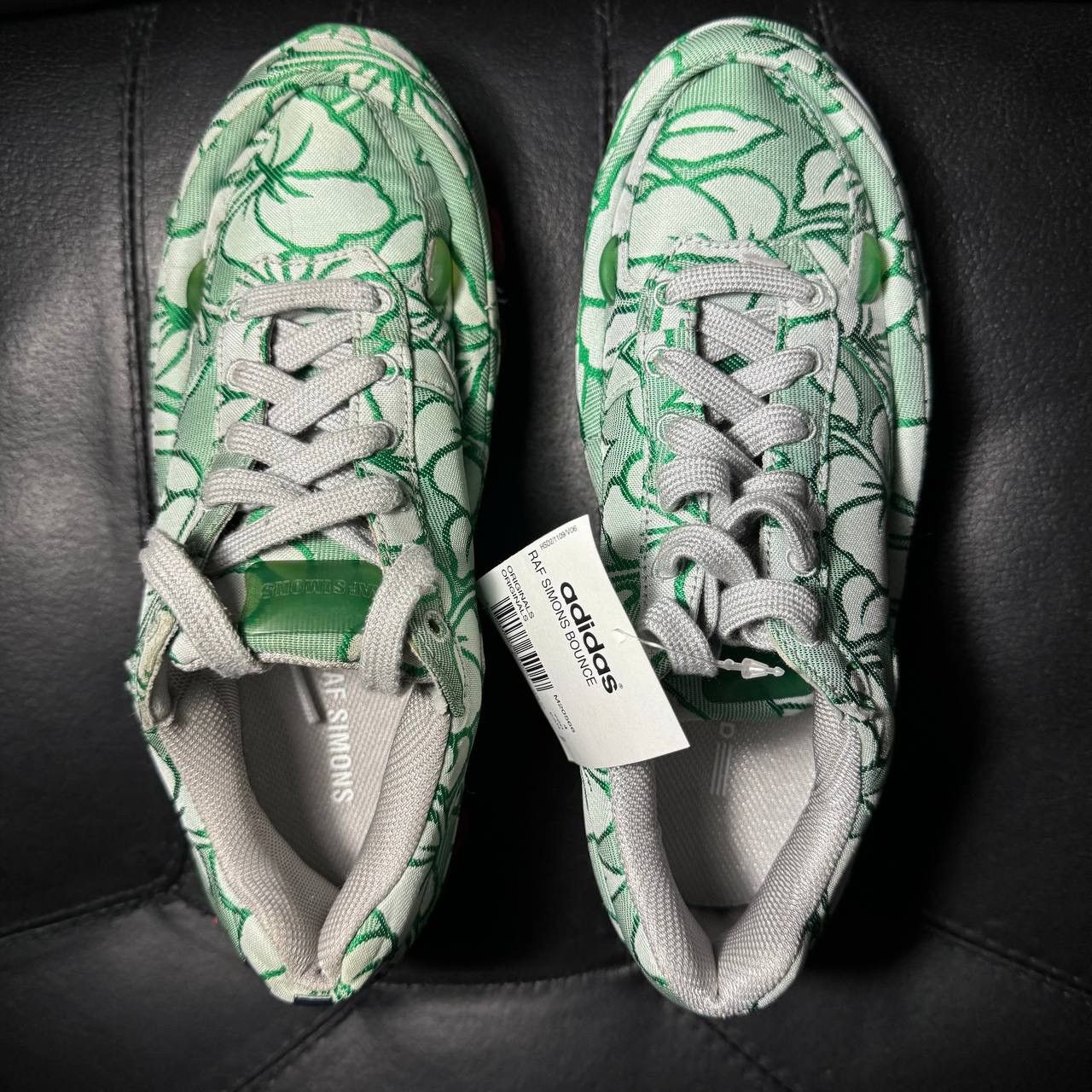 Adidas × Raf Simons 4,5us Adidas Raf Simons bounce Flower Green Red sneakers Size US 4.5 / IT 34.5 - 5 Thumbnail
