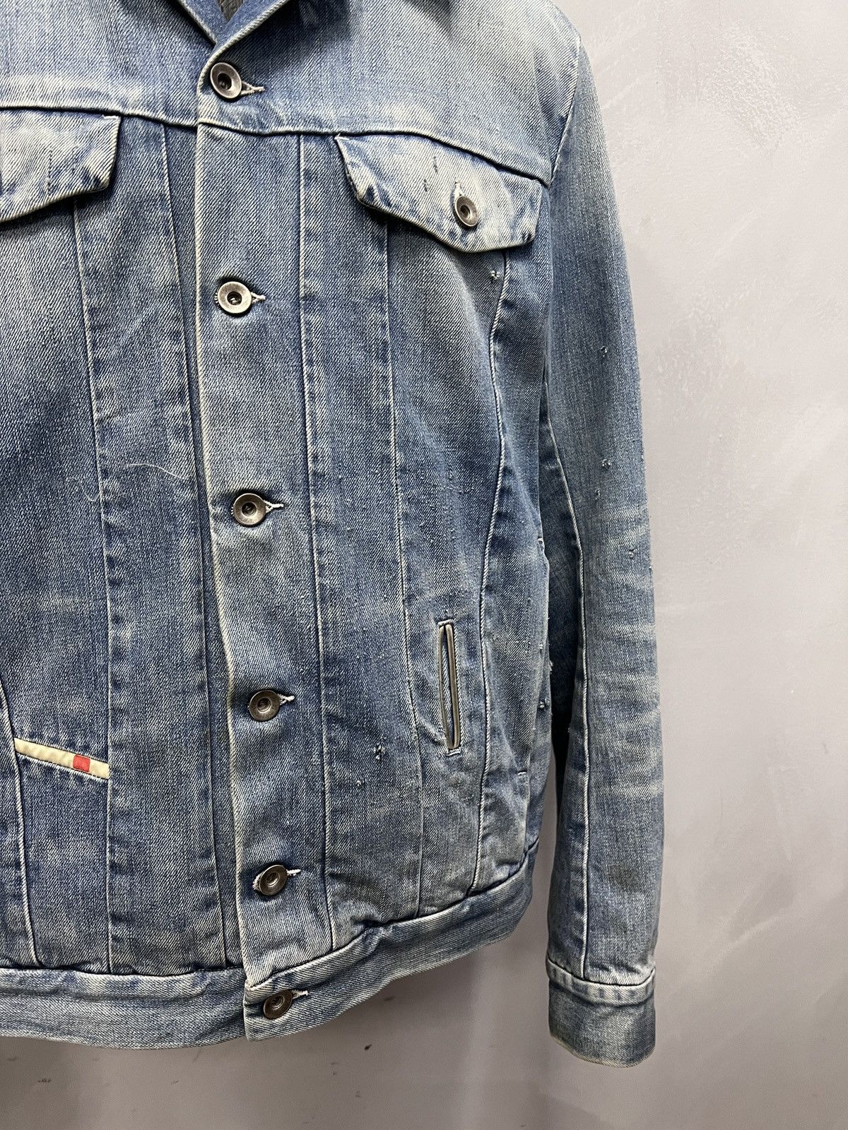 Diesel Diesel washed trucker denim jacket rare distressed y2k Size US M / EU 48-50 / 2 - 5 Thumbnail