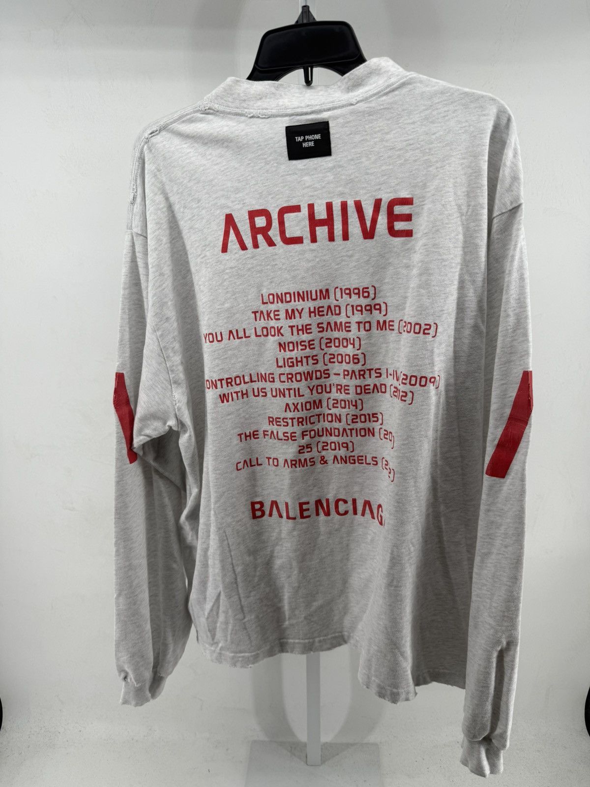 Balenciaga BNWT Balenciaga Archive Music Vintage Long Sleeve Shirt