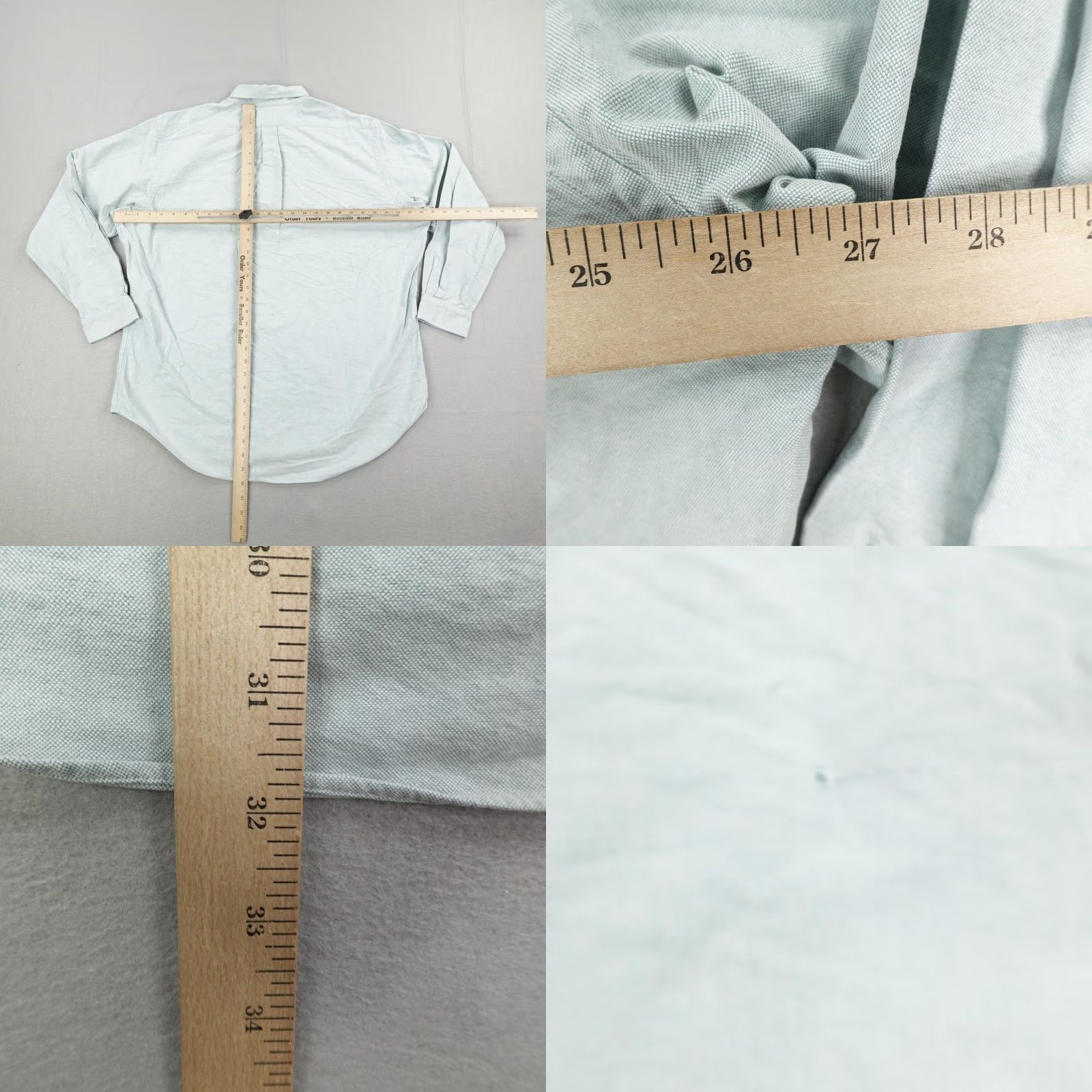Ralph Lauren VINTAGE Polo Ralph Lauren Shirt Mens XL Blue Long Sleeve Button-Up Pony 17.5^ Size US L / EU 52-54 / 3 - 8 Thumbnail