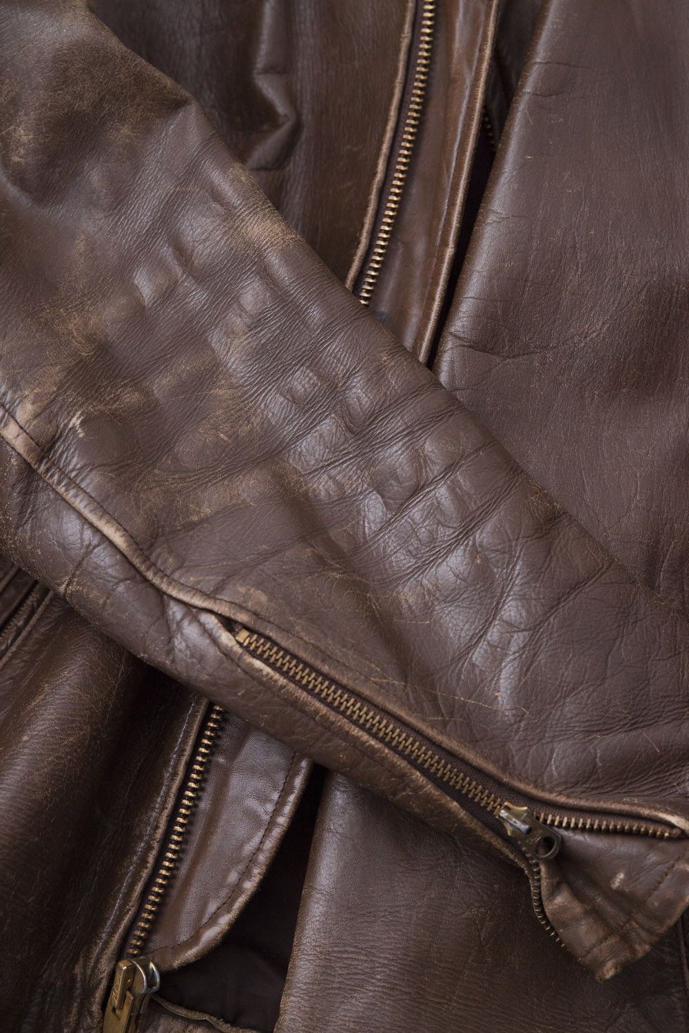 Vintage 1970's single rider leather jacket Size US L / EU 52-54 / 3 - 6 Thumbnail