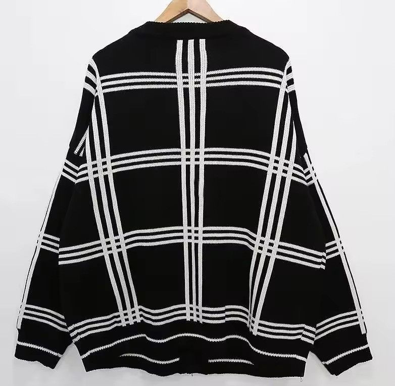 Vintage Kitamura x Miki Graphic Knit Cardigan Sweater Size US XXL / EU 58 / 5 - 4 Thumbnail