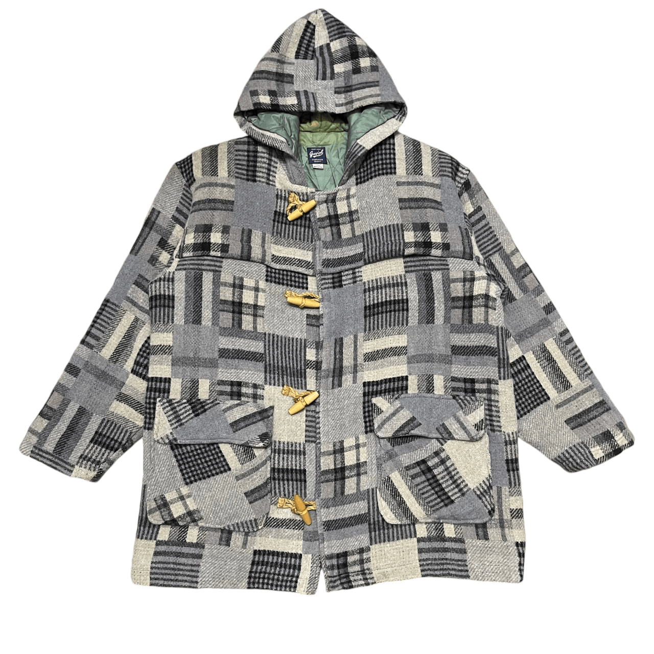 Issey Miyake Vintage Gavial Patchwork Style Duffle Coat Issey Inspired Size US L / EU 52-54 / 3 - 1 Thumbnail