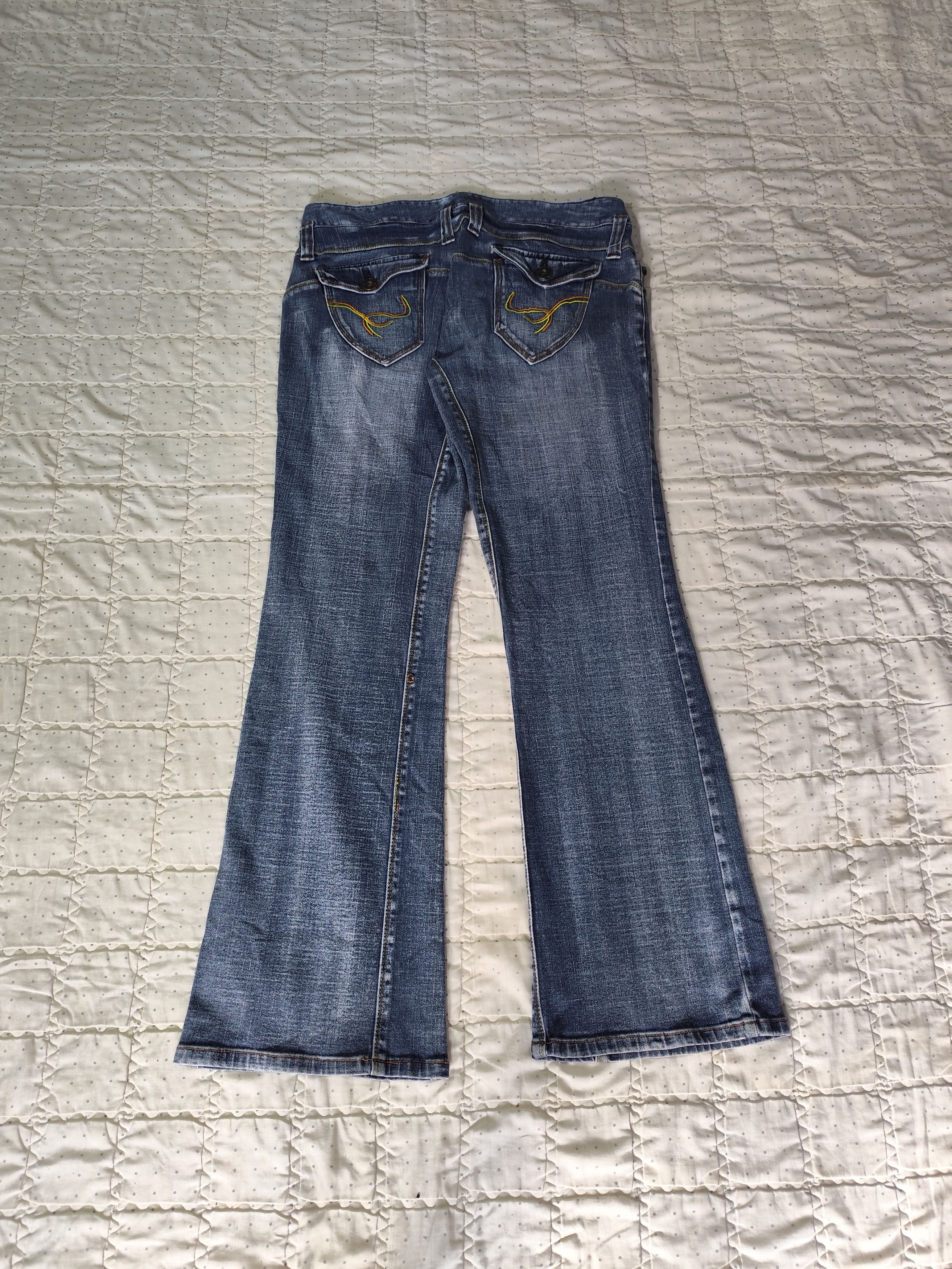 Beauty Beast × If Six Was Nine × Japanese Brand Vintage Japanese Brand Flare Denim J020 Size 34" / US 12 / IT 48 - 8 Thumbnail