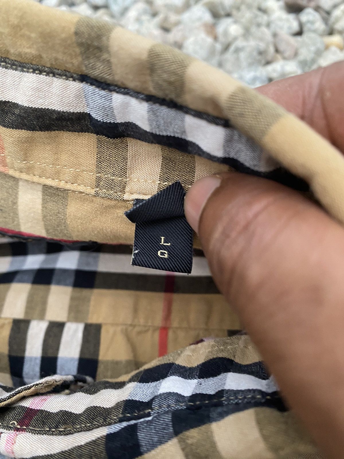 Burberry × Burberry Prorsum Burberry checkered rainbow button ups made in italy Size US L / EU 52-54 / 3 - 5 Thumbnail