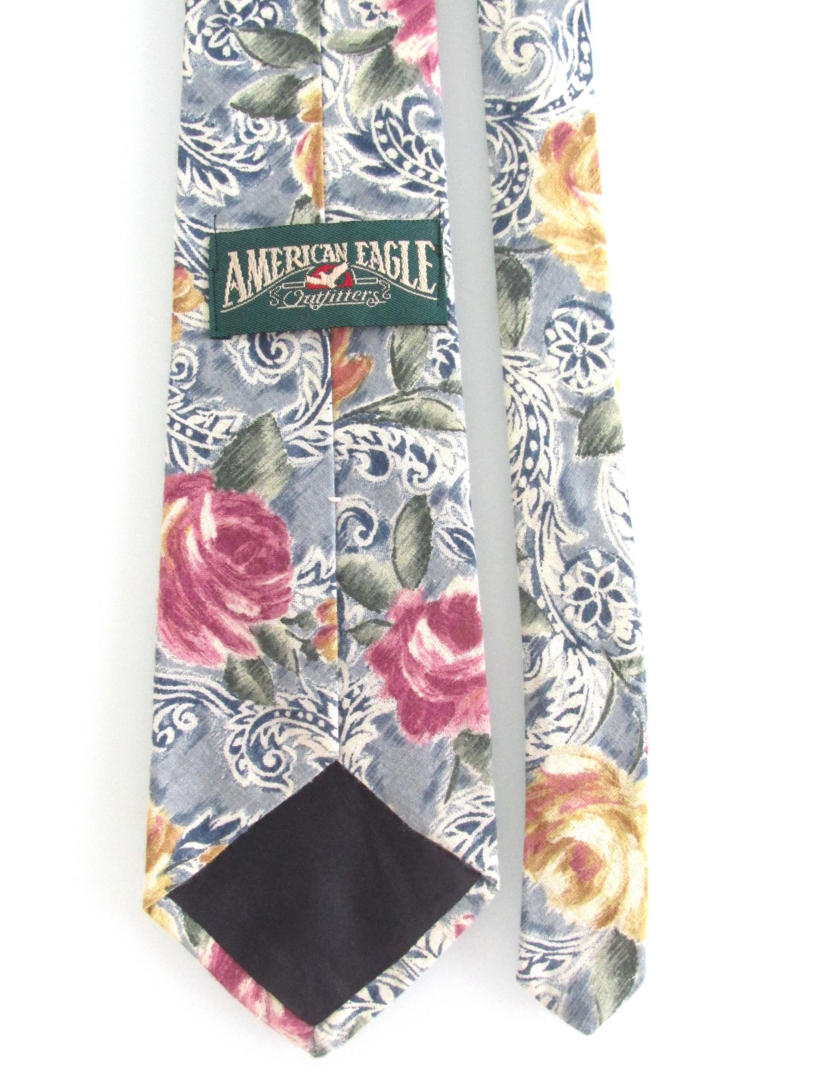 American Eagle Outfitters American Eagle Outfitters Men's Cotton Tie Size ONE SIZE - 4 Thumbnail